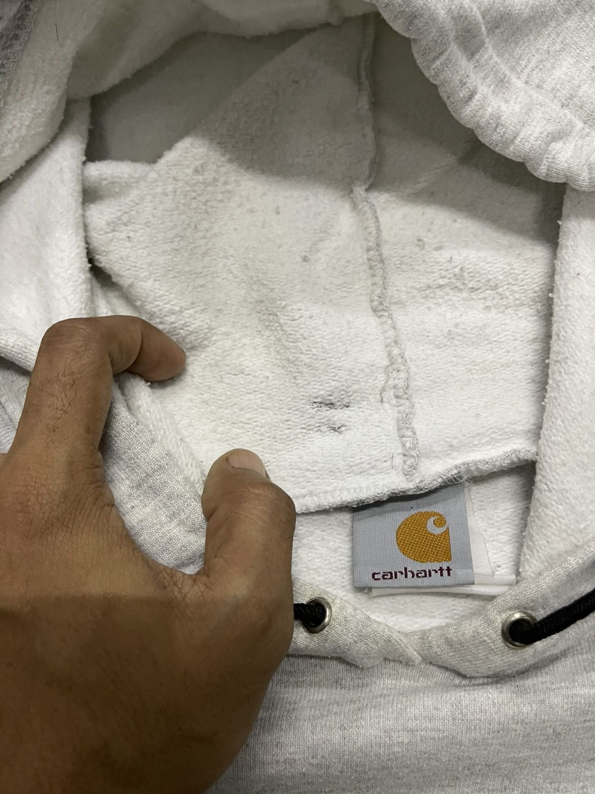 Carhartt 90s CARHARTT PULLOVER HOODIE EMBROIDERED LOGO Size US XXL / EU 58 / 5 - 9 Thumbnail