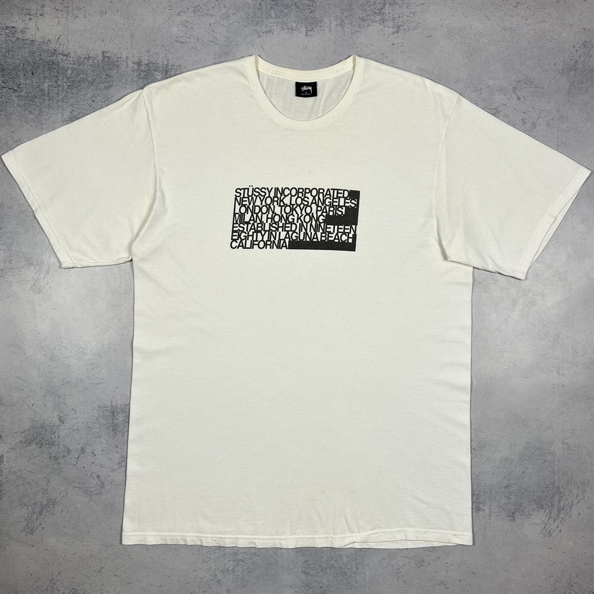 Stussy Vintage Stussy Incorporated Y2K Big Logo T Shirt 90’s Size US XL / EU 56 / 4 - 2 Thumbnail