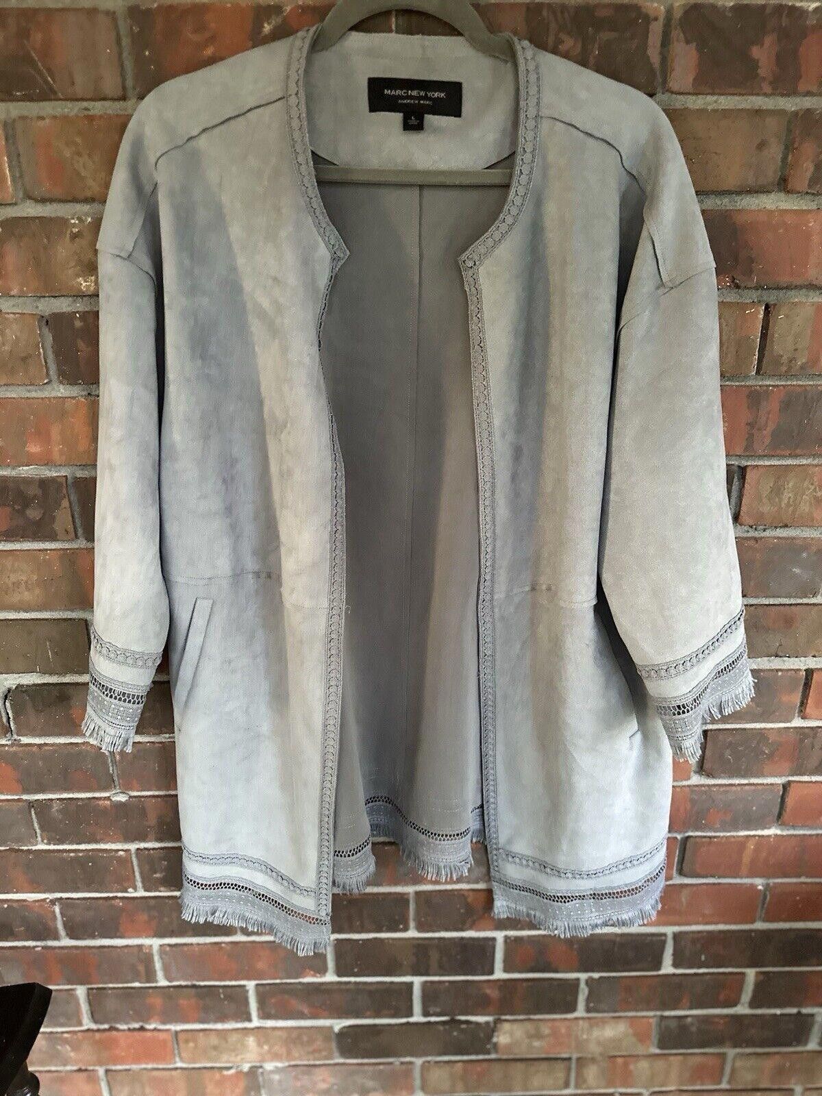Andrew Marc Andrew Marc Jacket with Fringe. New Without Large Size L / US 10 / IT 46 - 4 Thumbnail