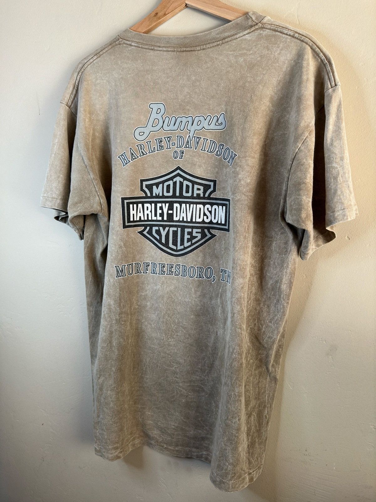 Harley Davidson *RARE* Vintage Harley Davidson Single Stitch Bumpus T-Shirt Size US M / EU 48-50 / 2 - 2 Thumbnail