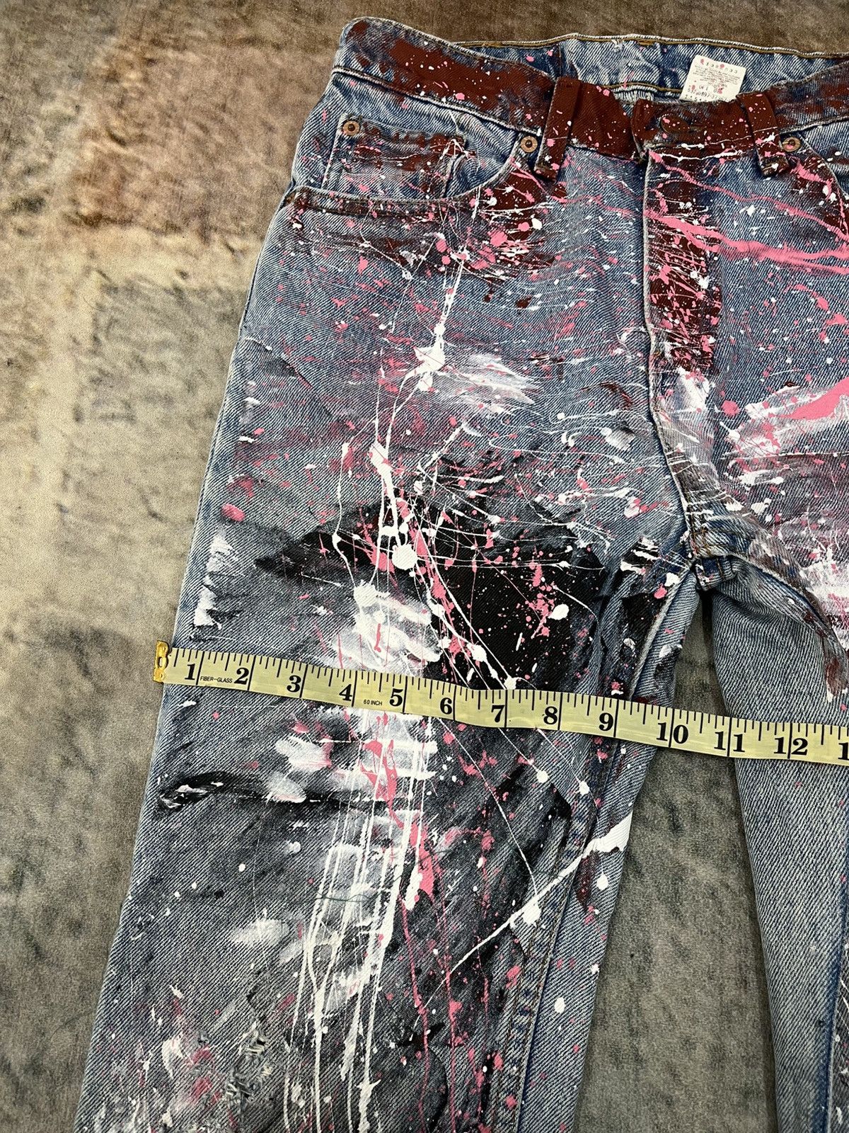 Hysteric Glamour × Levi's Flare 517 With Crazy Distressed Design Size US 28 / EU 44 - 12 Thumbnail
