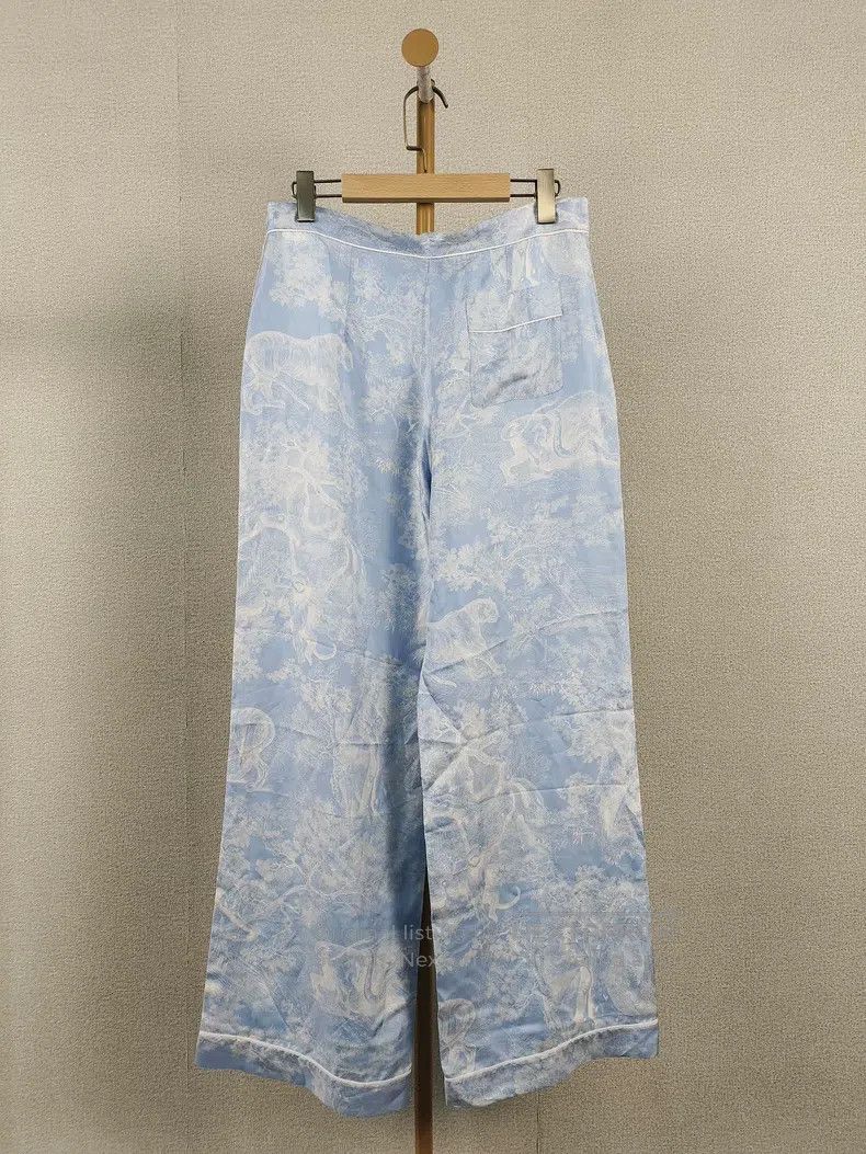 Dior Dior Zoo Ice Silk Trousers Size 25" / US 0 / IT 36 - 2 Thumbnail