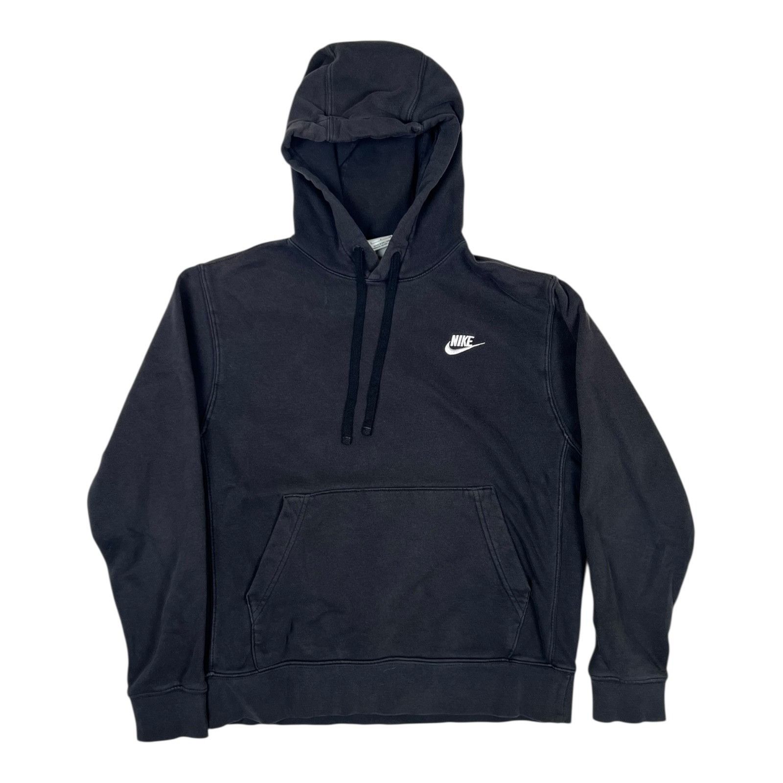 Nike Vintage Nike Black Pullover Hoodie Sweatshirt Size S Y2K Emb Size US S / EU 44-46 / 1 - 1 Thumbnail