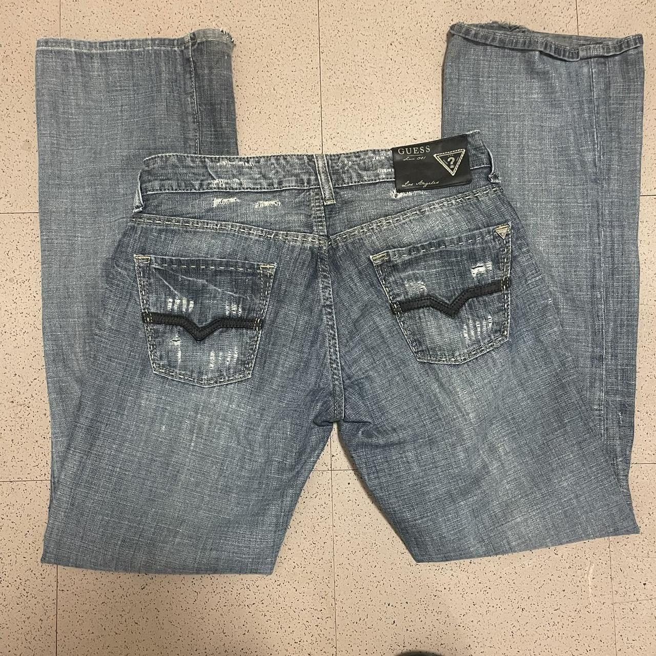 Guess × Japanese Brand × Vintage Vintage Guess Flared Jeans Size US 31 - 5 Thumbnail