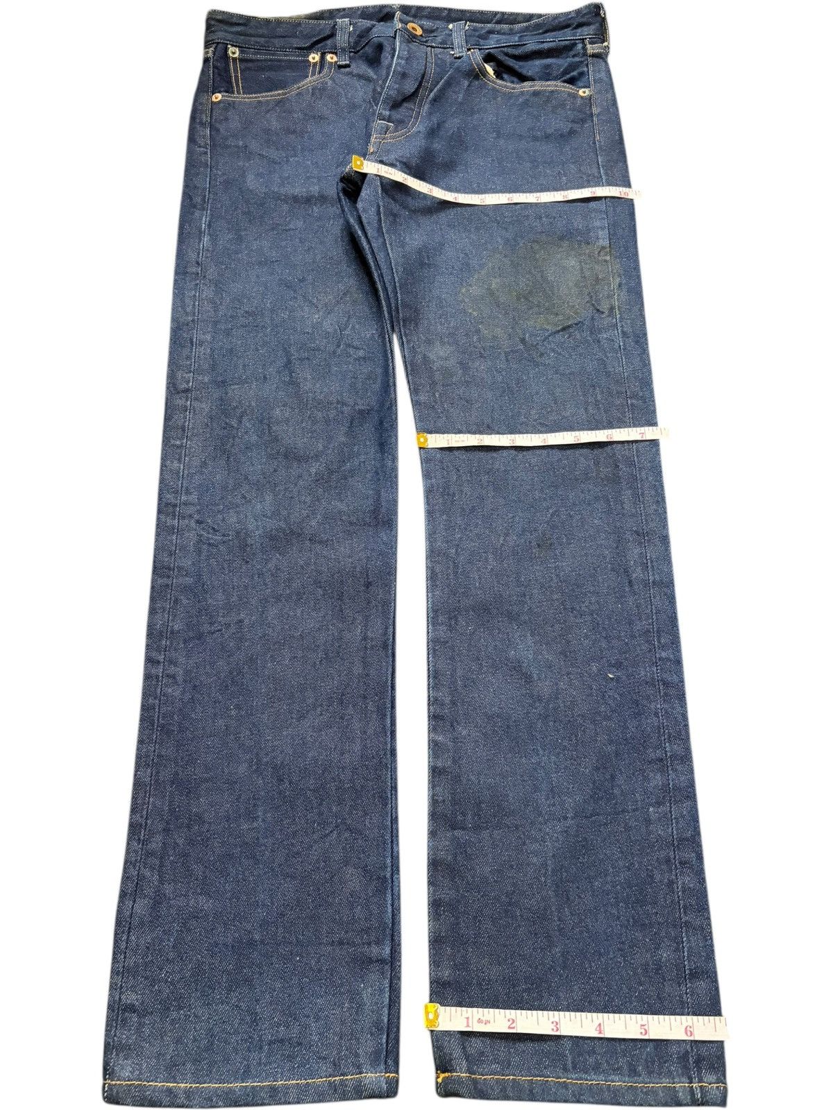 Levi's Vintage United Work Raw Denim Tapered Jeans Size US 32 / EU 48 - 8 Thumbnail