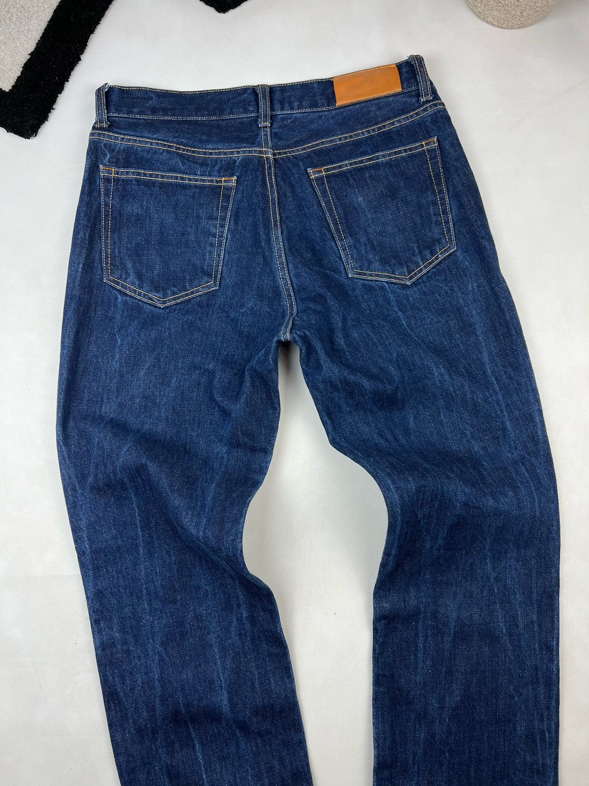 Acne Studios Acne Studios Mod alternative raw navy denim jeans Size US 31 - 11 Thumbnail