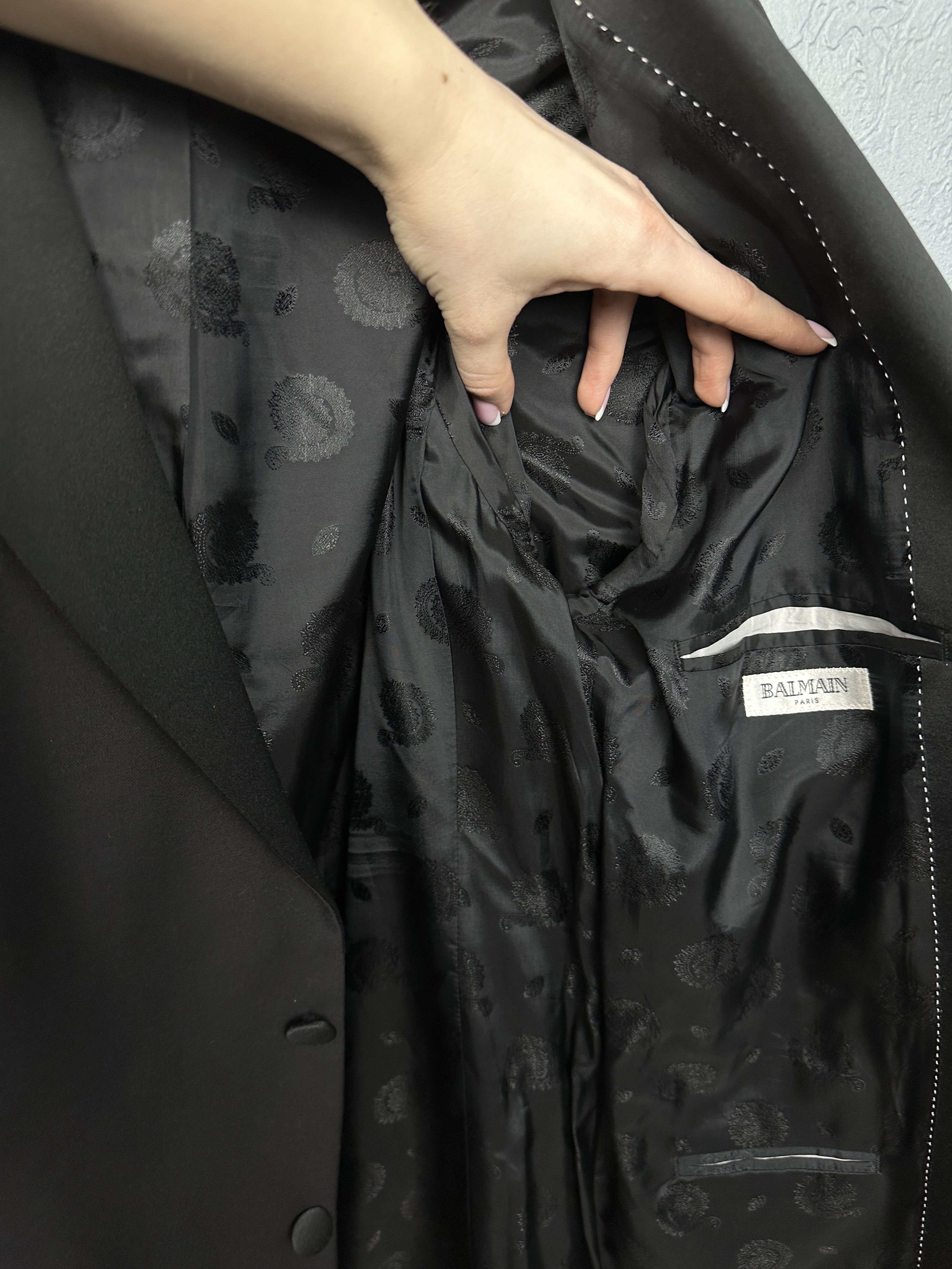 Balmain Balmain Mens Wool Blazer Jacket Size 40L - 7 Thumbnail