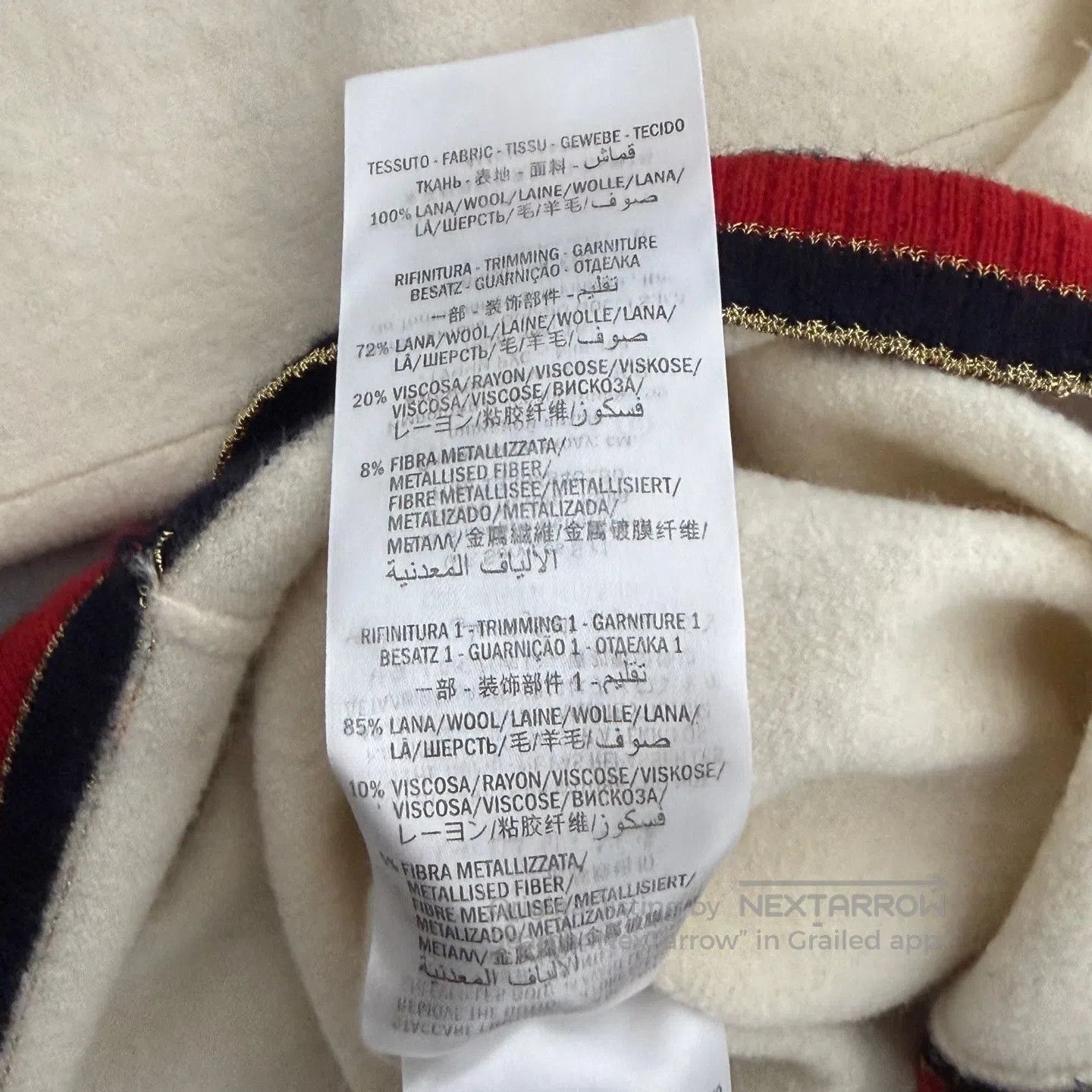 Gucci Guicci White Knit Cardigan| Size L / US 10 / IT 46 - 6 Thumbnail