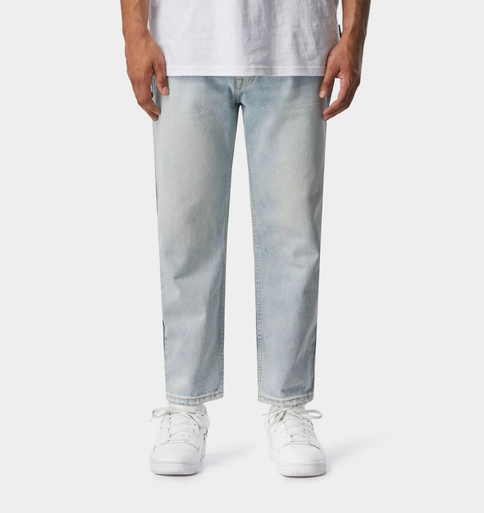 I Love Ugly 90s Cropped Denim Light Blue Size US 30 / EU 46 - 1 Thumbnail