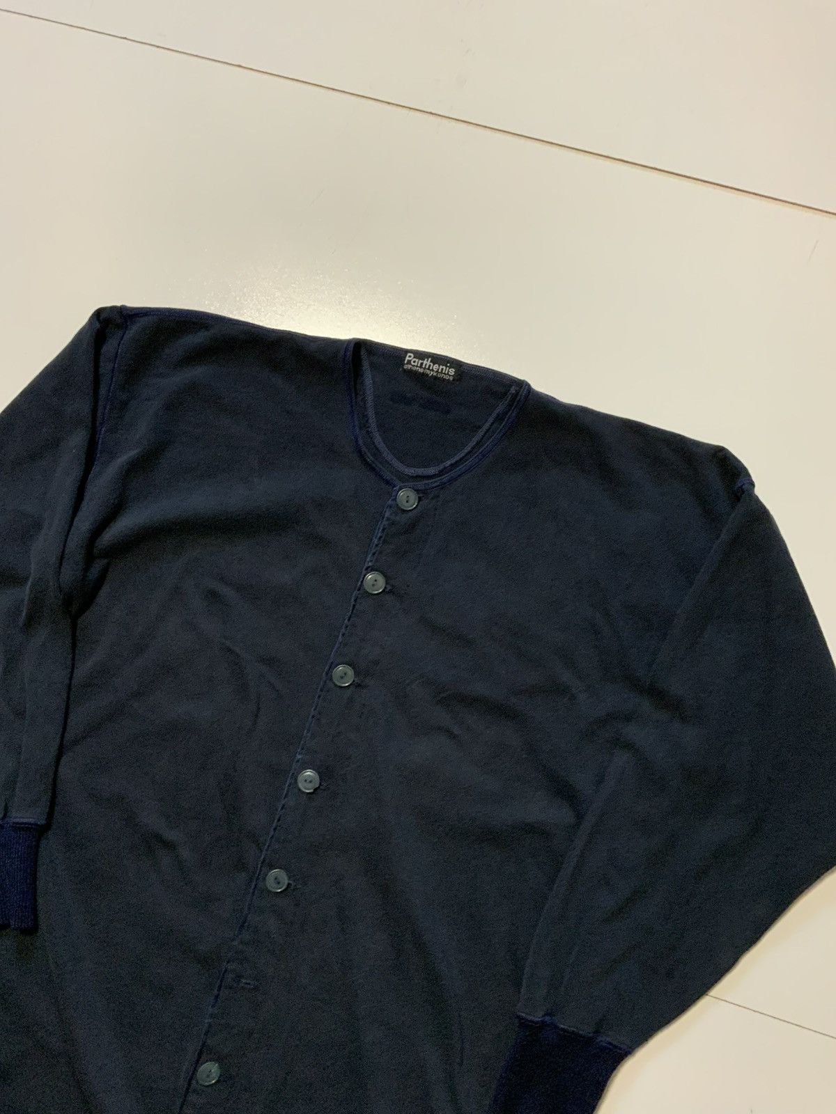 Other Parthenis Athens Ribbed Cotton L/S Button Down Thermal Shirt Size US M / EU 48-50 / 2 - 3 Thumbnail