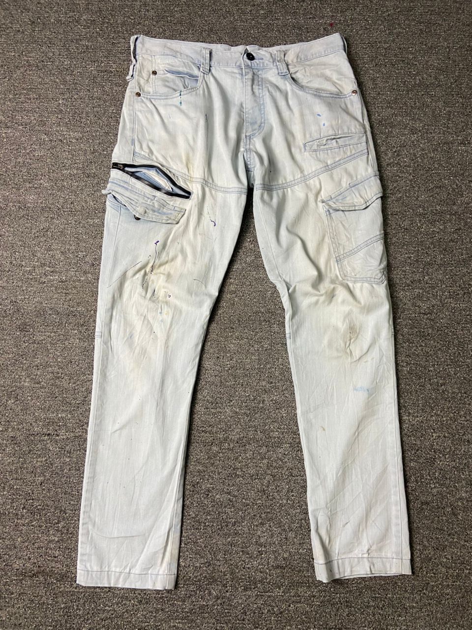 Japanese Brand × Vintage Z-Dragon Brand Multi-zip Denim Jeans (131) Size US 31 - 1 Thumbnail