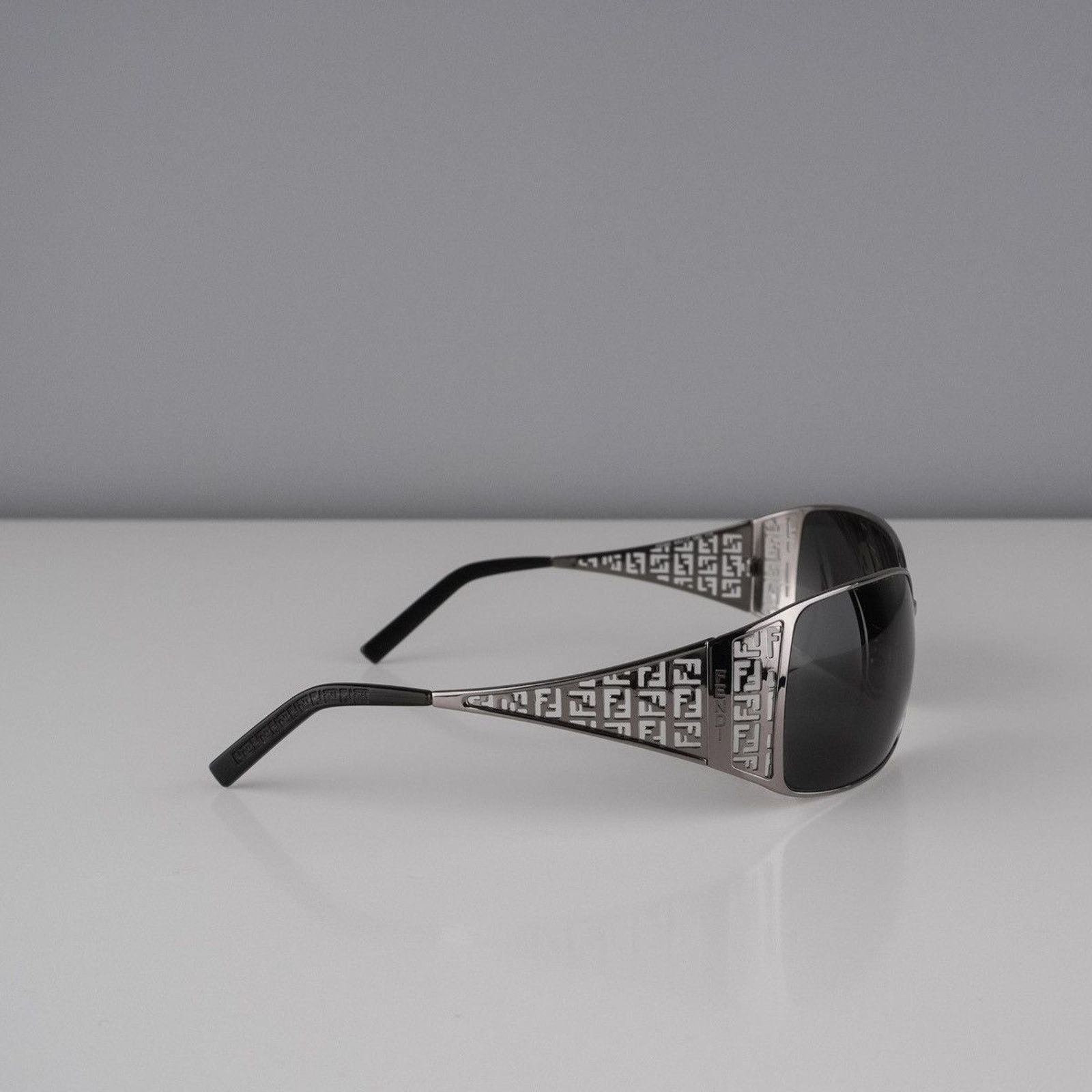 Fendi Vintage fendi ff multi silver logo sunglasses Size ONE SIZE - 3 Thumbnail