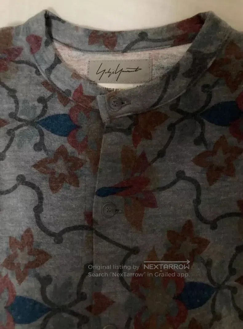 Yohji Yamamoto Yohji Yamamoto Floral Print Cardigan Size US M / EU 48-50 / 2 - 2 Thumbnail