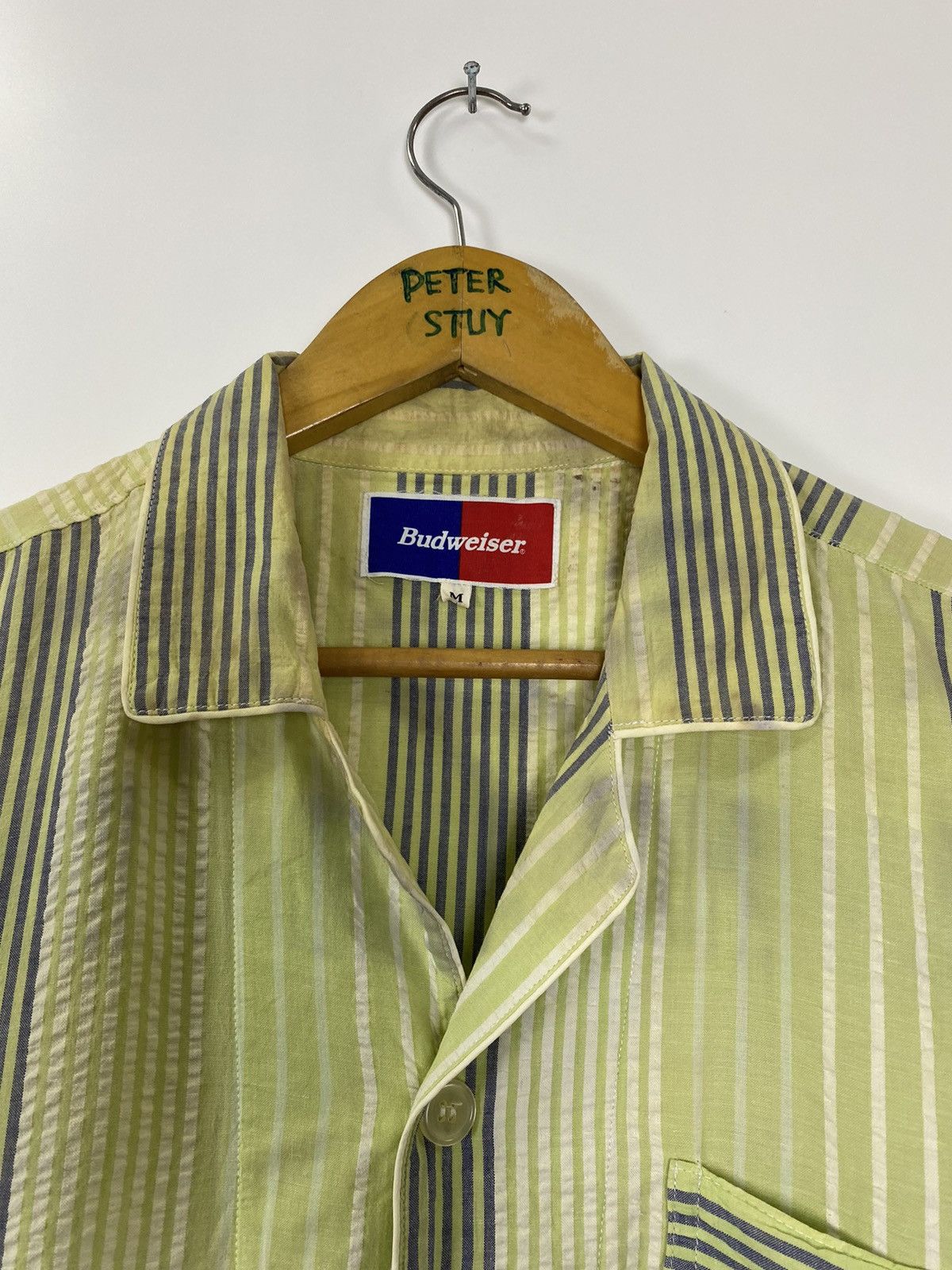 Budweiser × Vintage Vintage Budweiser Button Up Shirt Size US M / EU 48-50 / 2 - 7 Thumbnail