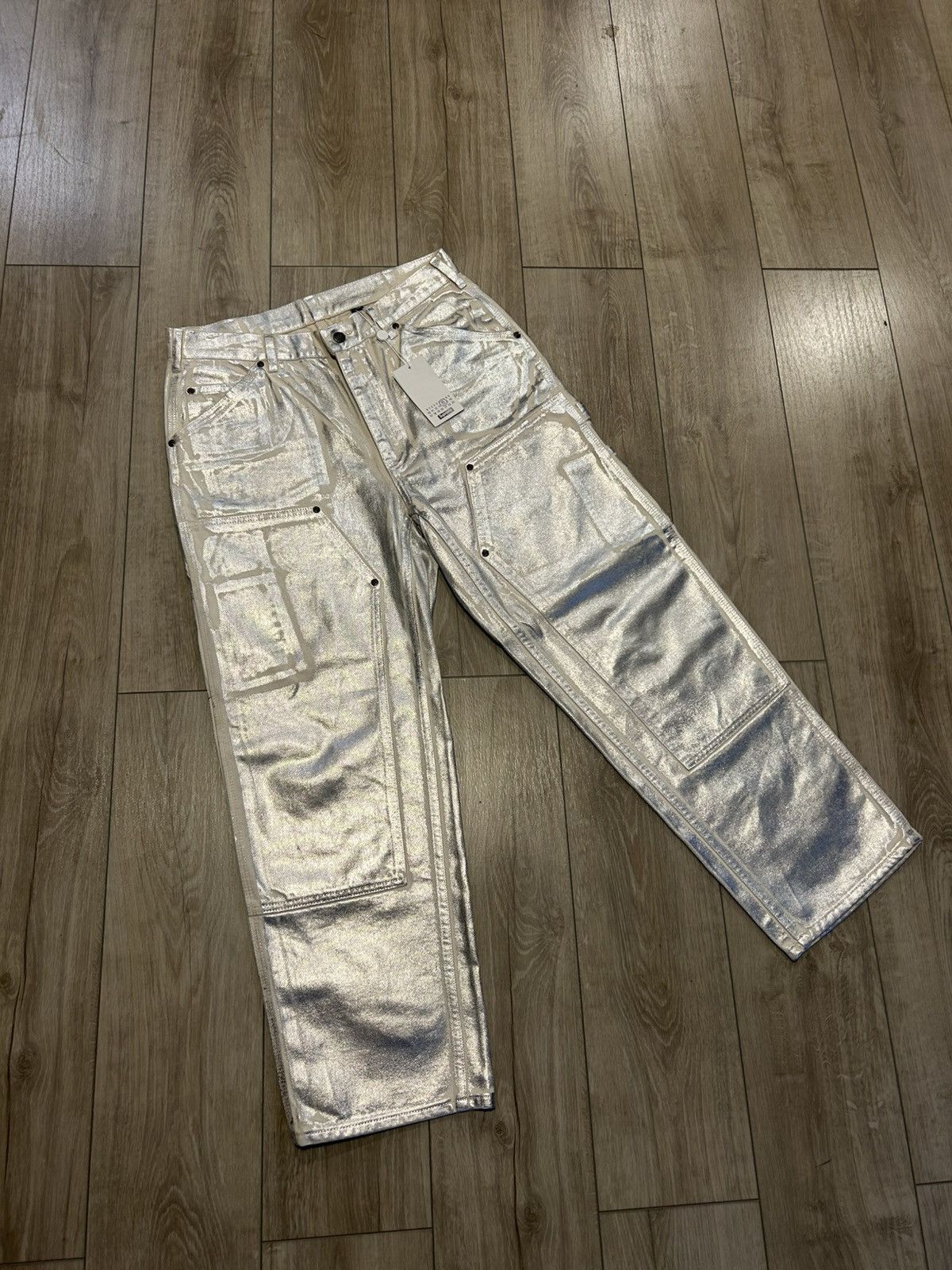 Supreme MM6 Maison Margiela Foil Double Knee Painter Pant
