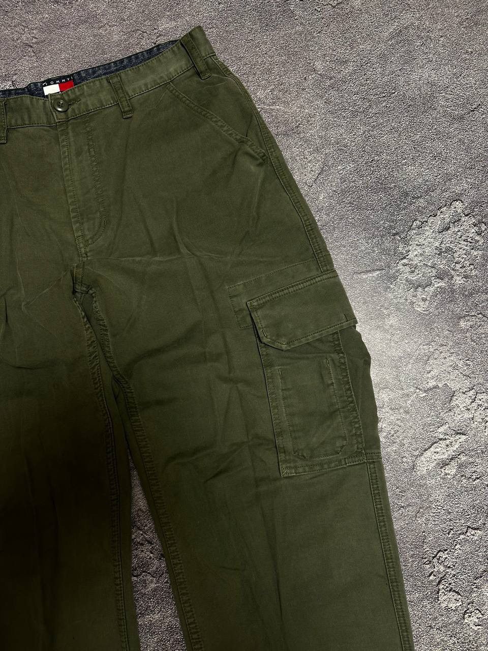 Tommy Hilfiger × Vintage Tommy Hilfiger Track Vintage Cargo Military Pants Y2K 90s Size US 32 / EU 48 - 4 Thumbnail