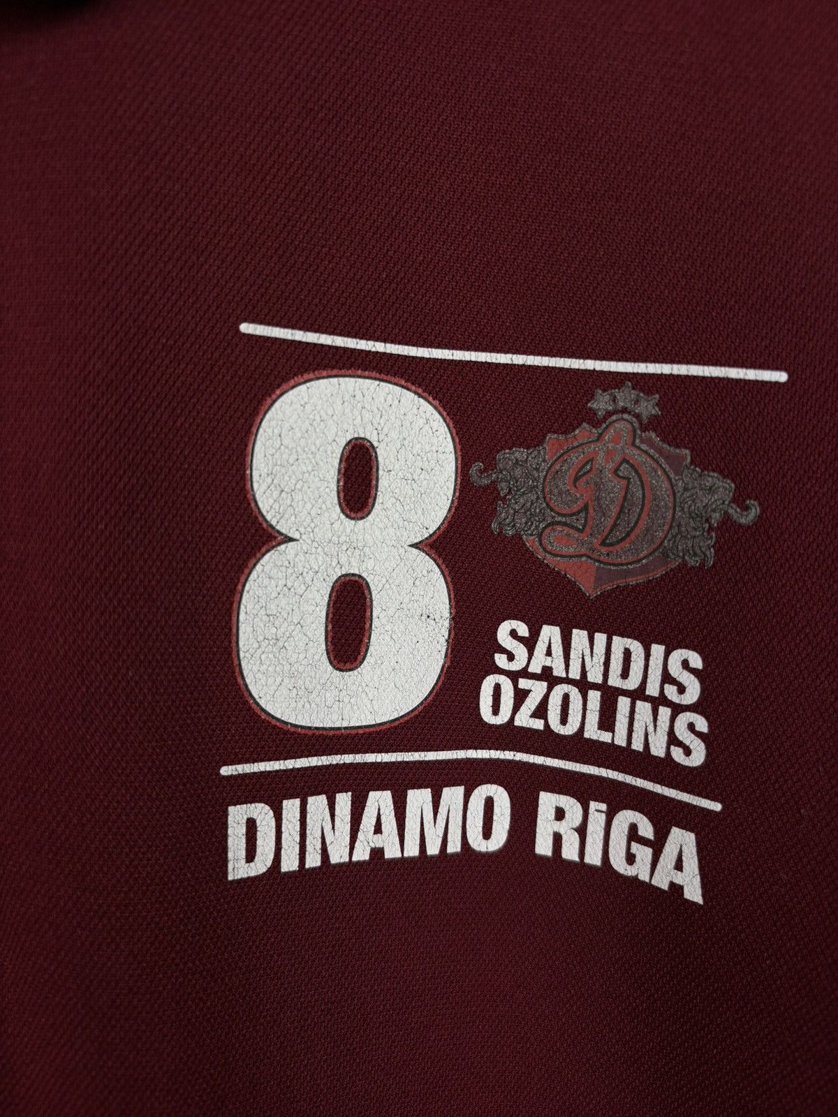 Nike Nike Dinamo Riga #8 Sandis Ozolins 2013 Player Issue Polo Size US XXL / EU 58 / 5 - 3 Thumbnail