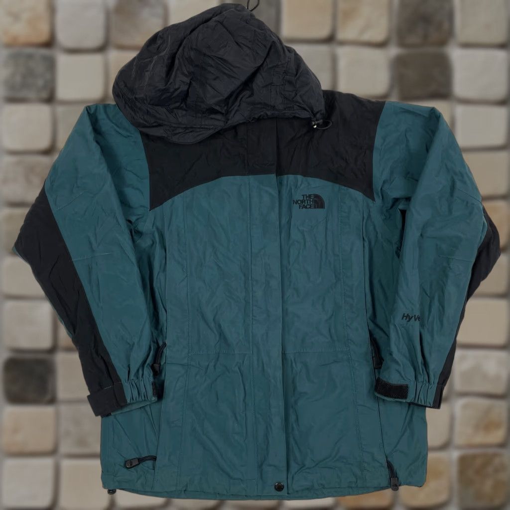 The North Face The North Face Hyvent Jacket Women S Blue Full Zip Long Sleeve Hooded Lined Soft Shell Parka Regular Fit Size S / US 4 / IT 40 - 1 Thumbnail