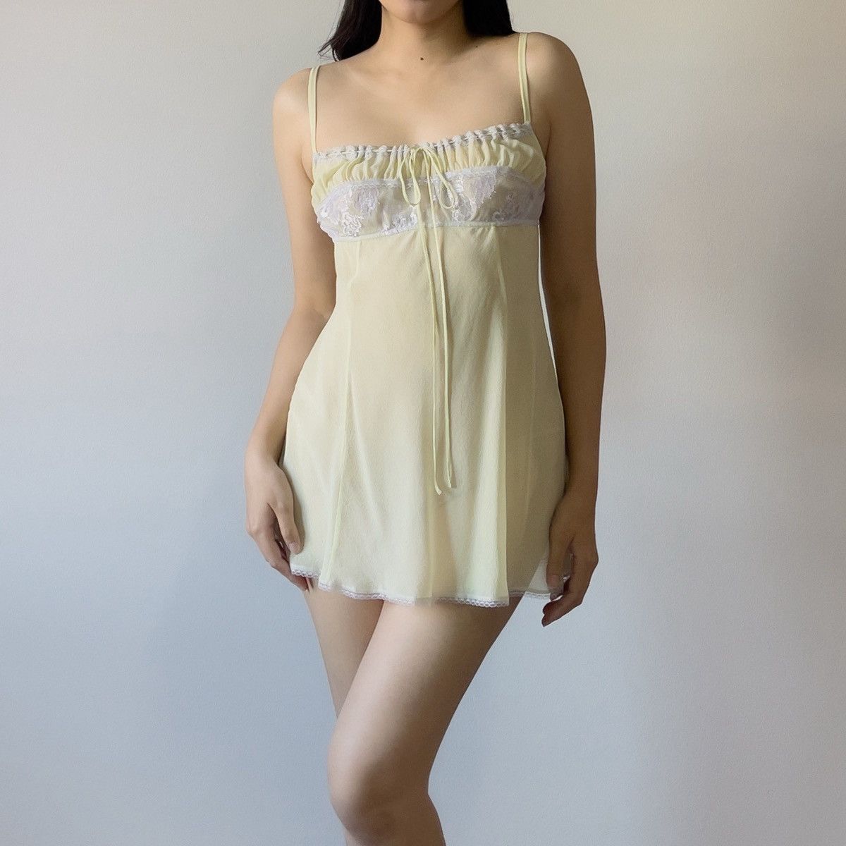 Victoria's Secret Victoria’s Secret Soft Yellow Silk Slip Dress (S–M) Size M / US 6-8 / IT 42-44 - 1 Thumbnail