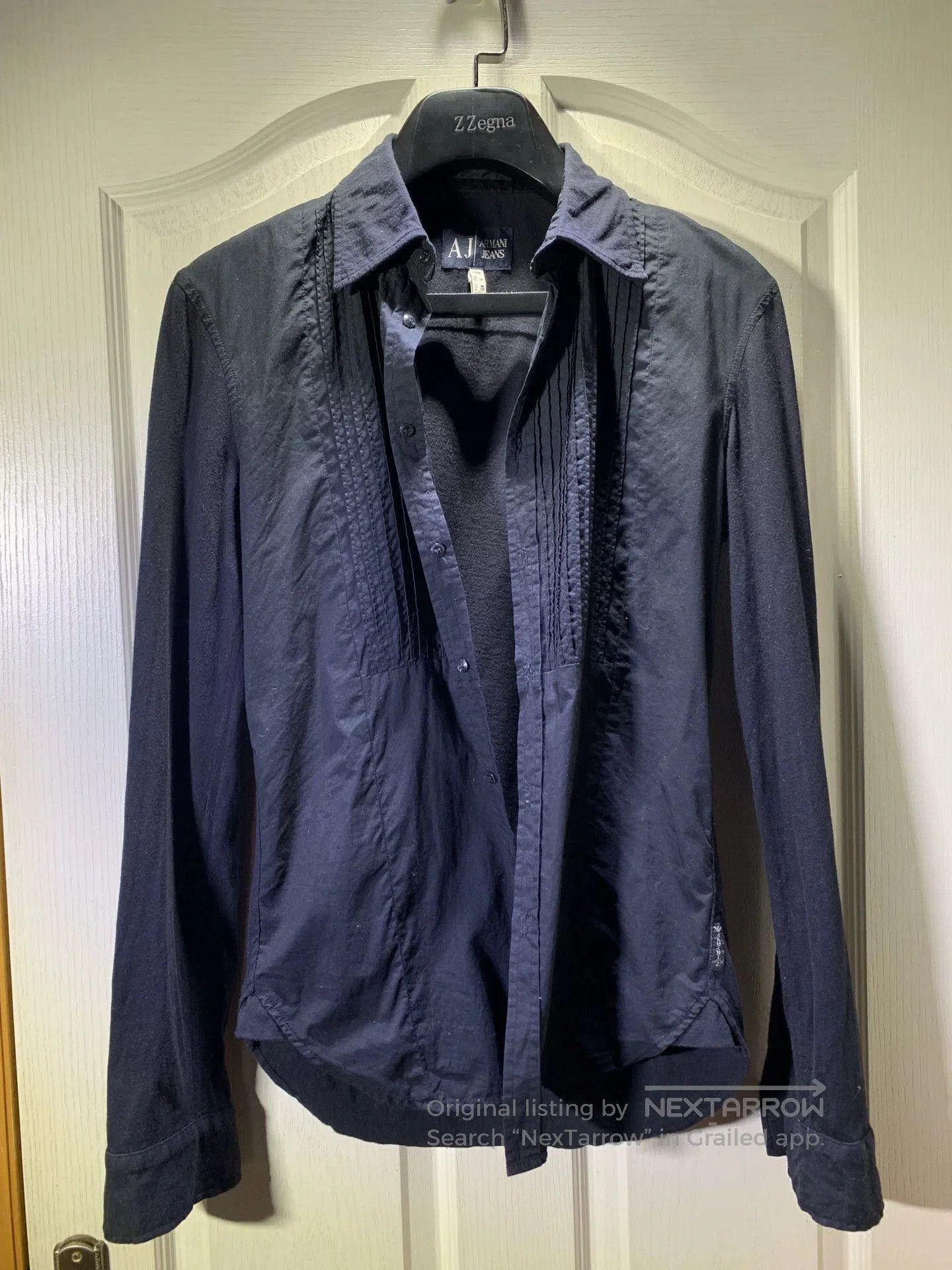 Armani Armani Jeans Men's Long Sleeve Shirt. Size US M / EU 48-50 / 2 - 1 Thumbnail