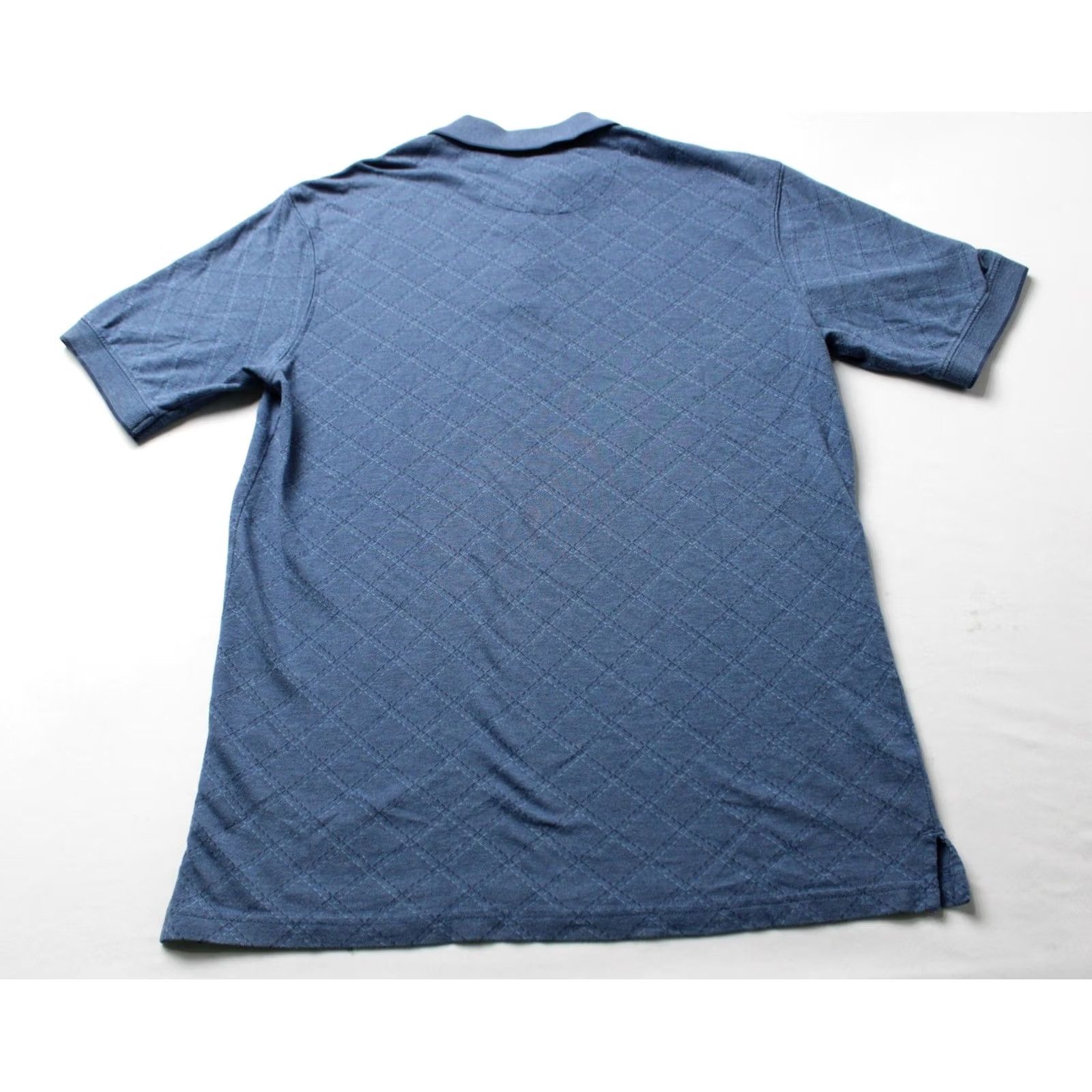 Haggar Haggar Men's Polo Shirt Blue Medium Comfortable S/S Collared Soft Size US M / EU 48-50 / 2 - 3 Thumbnail