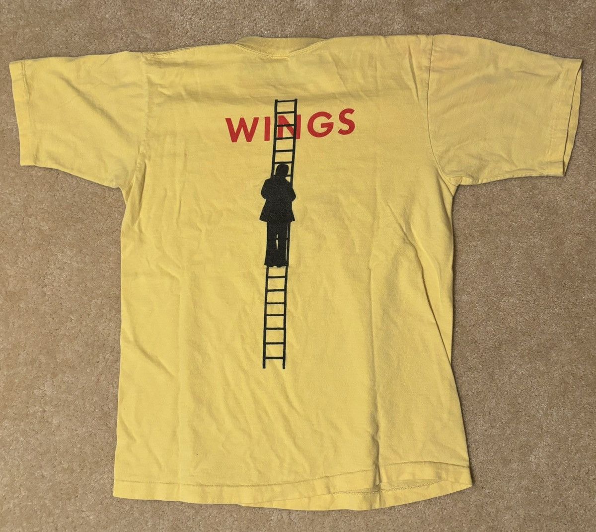 Hanes Paul McCartney Wings Tour 1976 Original Size US M / EU 48-50 / 2 - 2 Thumbnail
