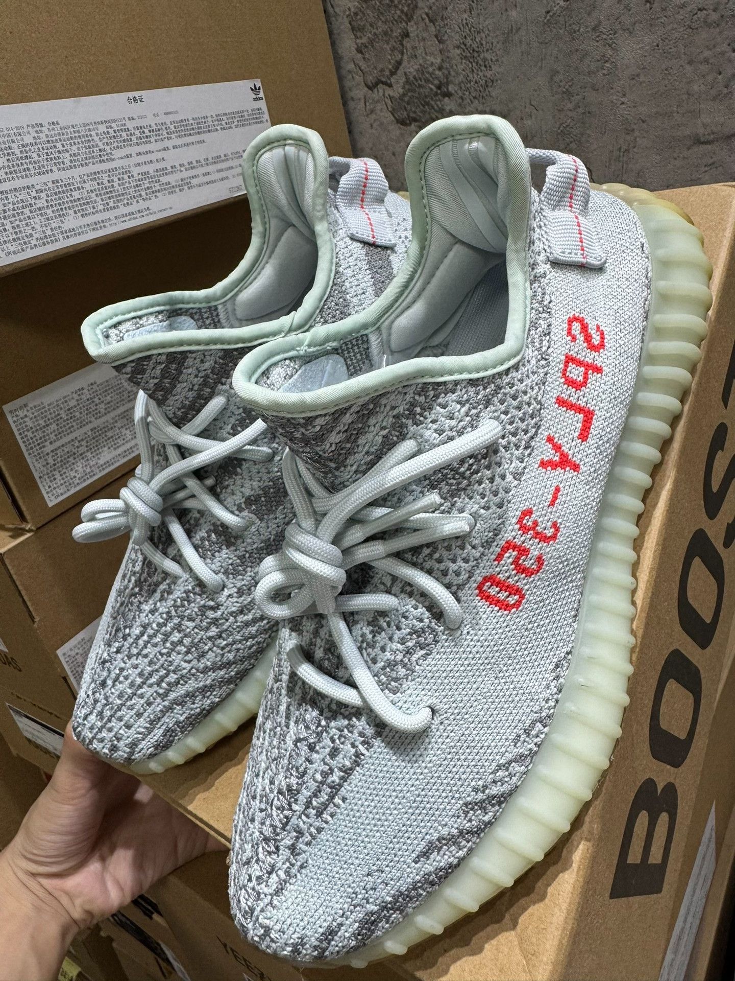 Yeezy Yeezy Blue Lowtop Sneakers 40 Men Size US 7.5 / EU 40-41 - 1 Thumbnail