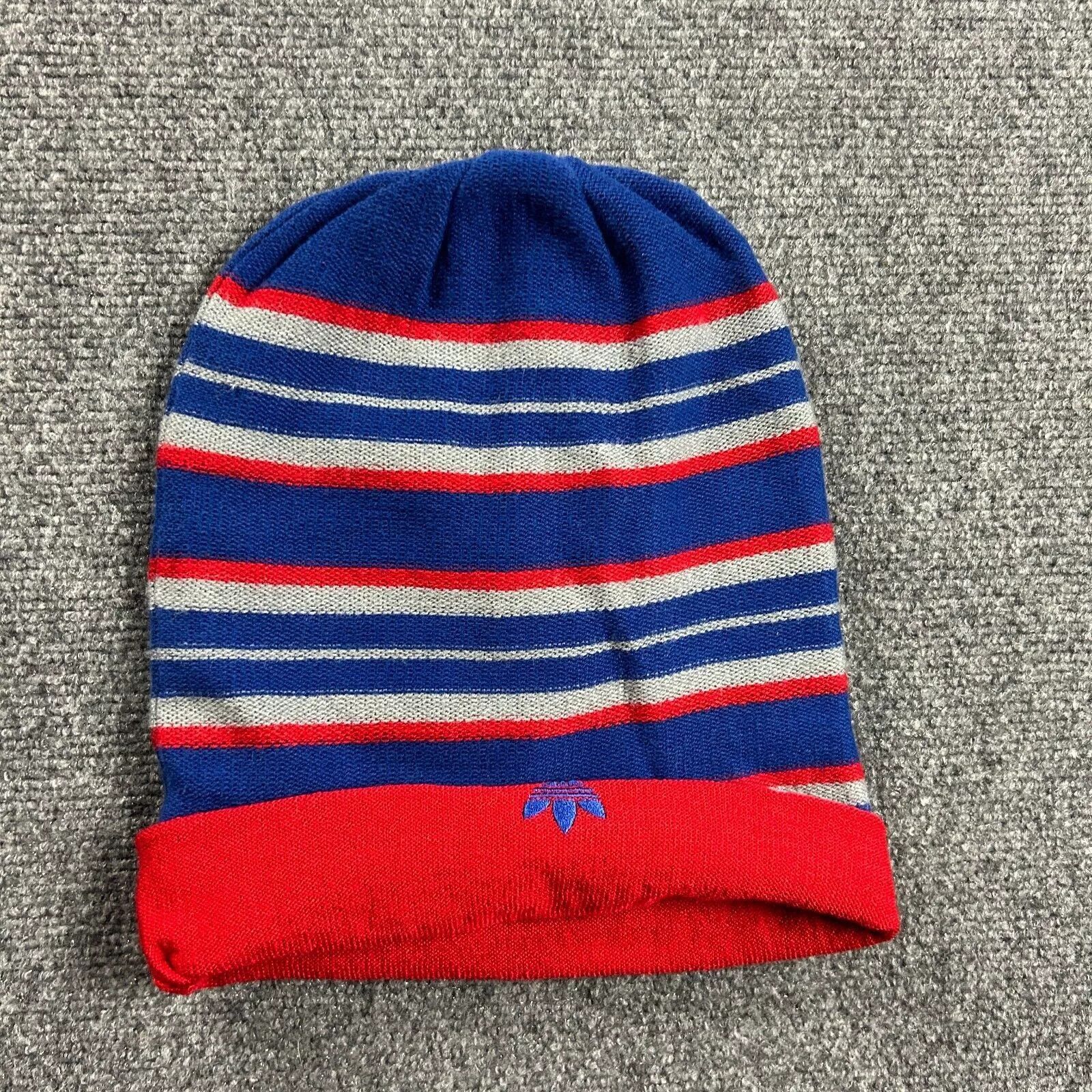 Adidas Los Angeles Clippers Beanie Mens OSFA Striped Adidas Knit Size ONE SIZE - 1 Thumbnail