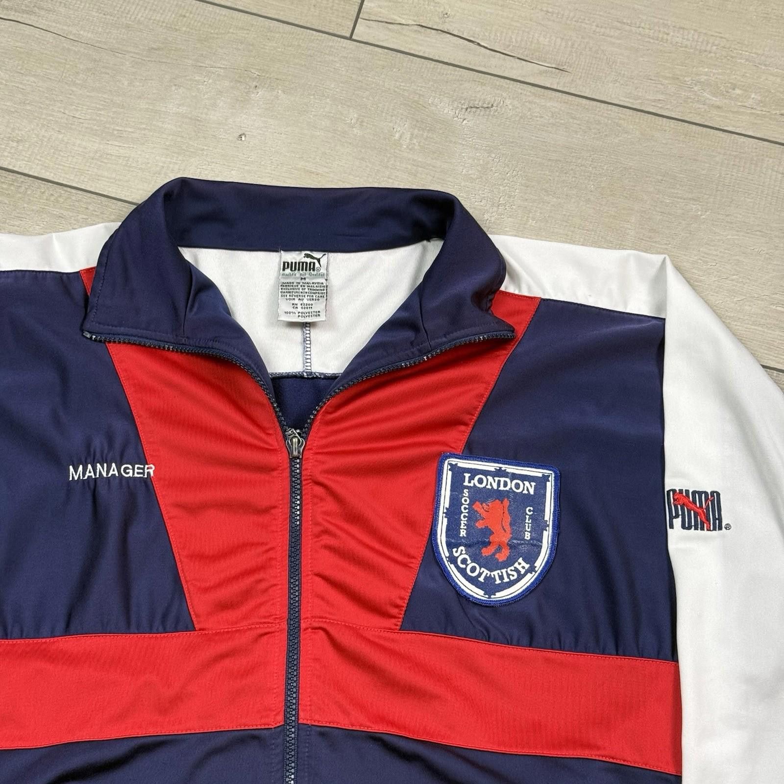 Puma Puma London Scottish Track Jacket M “Manager” Team Release Size US M / EU 48-50 / 2 - 3 Thumbnail