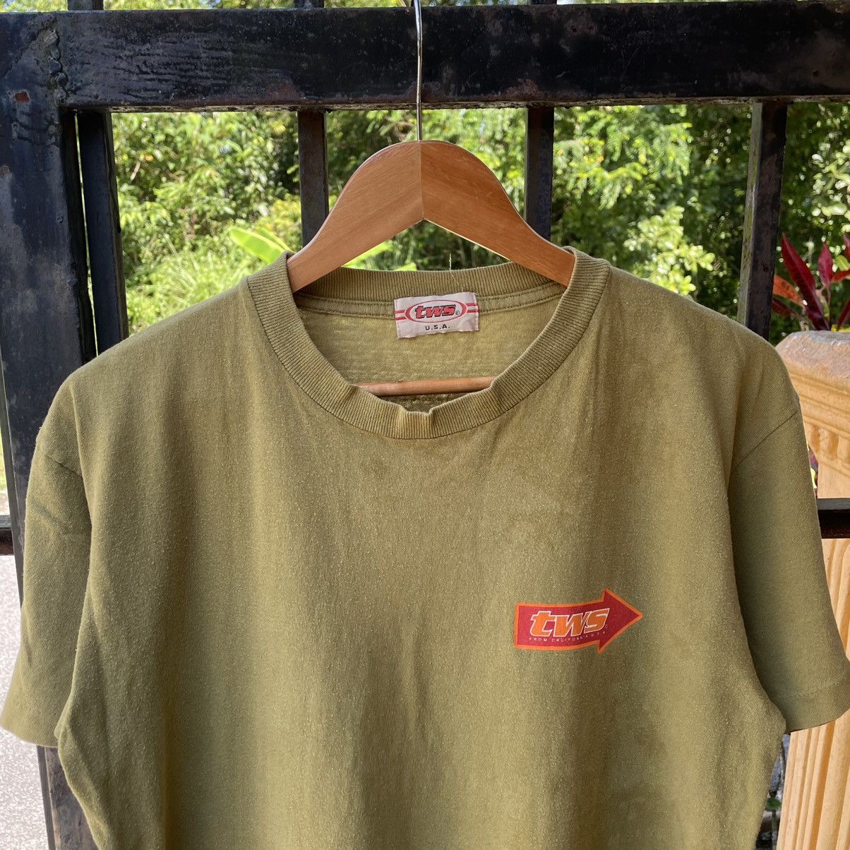 Vintage 🔥Vintage 90s TWS Trans World Big Logo Skateboard Tee Size US M / EU 48-50 / 2 - 4 Thumbnail