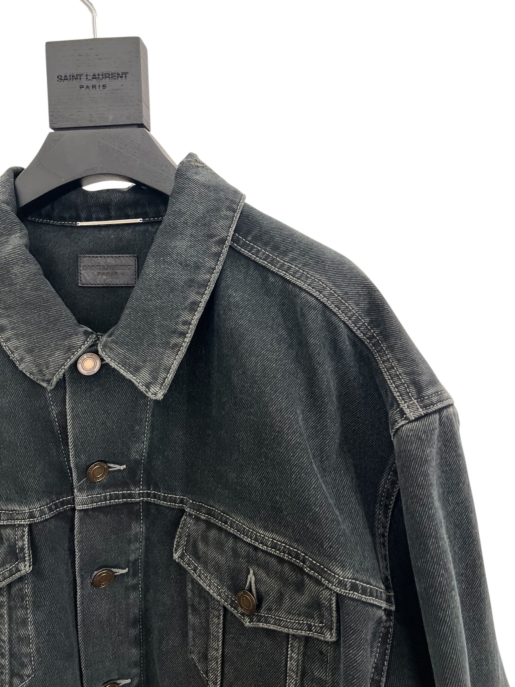 Saint Laurent Paris Saint Laurent Oversized Denim Jacket Size US M / EU 48-50 / 2 - 3 Thumbnail