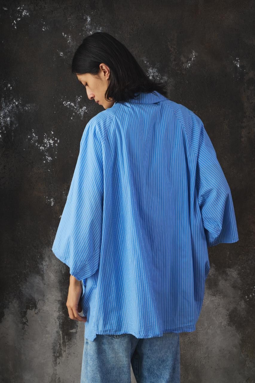 my beautiful landlet My Beautiful Landlet POPLIN STRIPED SLEEVE SHIRT blue Size US L / EU 52-54 / 3 - 6 Thumbnail