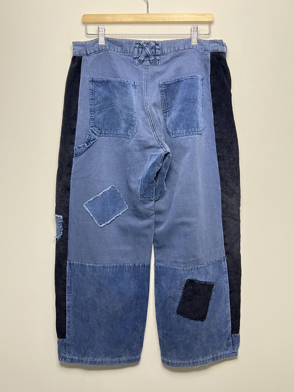Giorgio Armani armani patchwork jumbo cord double knee pants kapital visvim Size US 32 / EU 48 - 5 Thumbnail