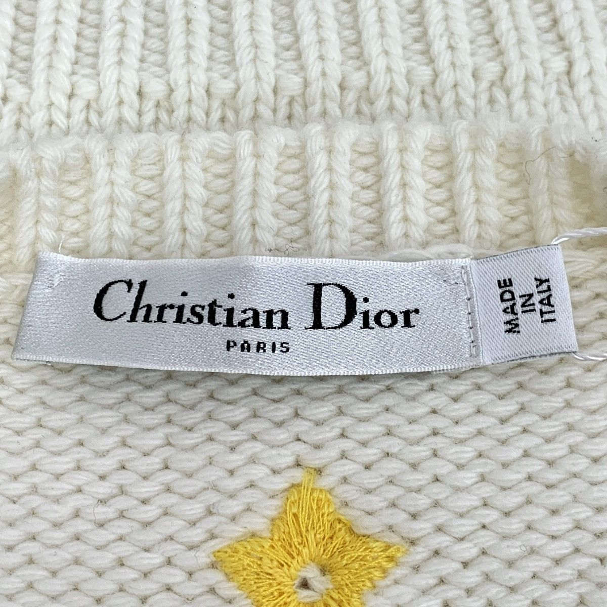 Dior Dior Crab Intarsia Wool Sleeveless Knit Vest K26WX Size XS / US 0-2 / IT 36-38 - 6 Thumbnail