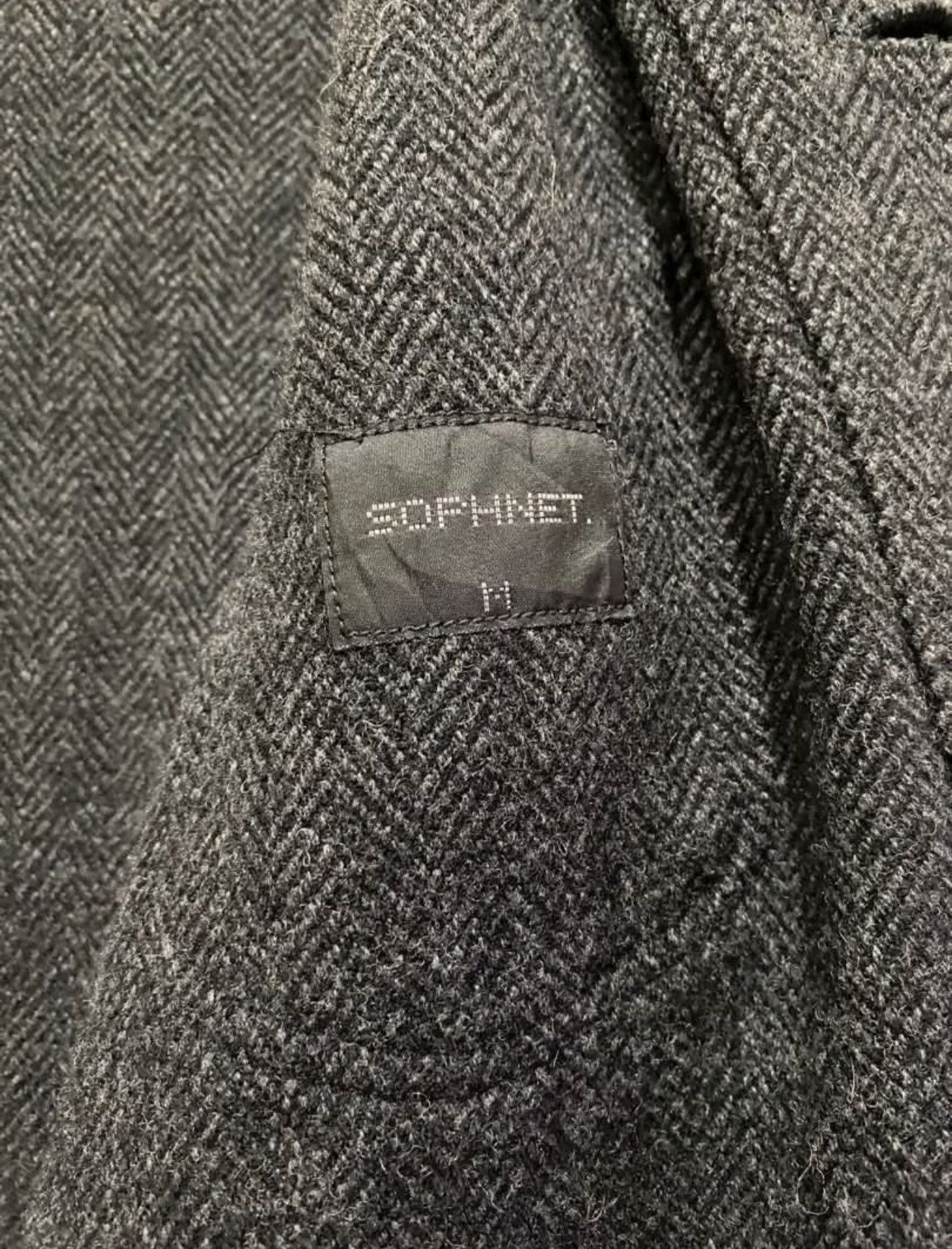 Sophnet. Sophnet x Lee Union Made Wool Herringbone Coat Jacket Size US M / EU 48-50 / 2 - 9 Thumbnail