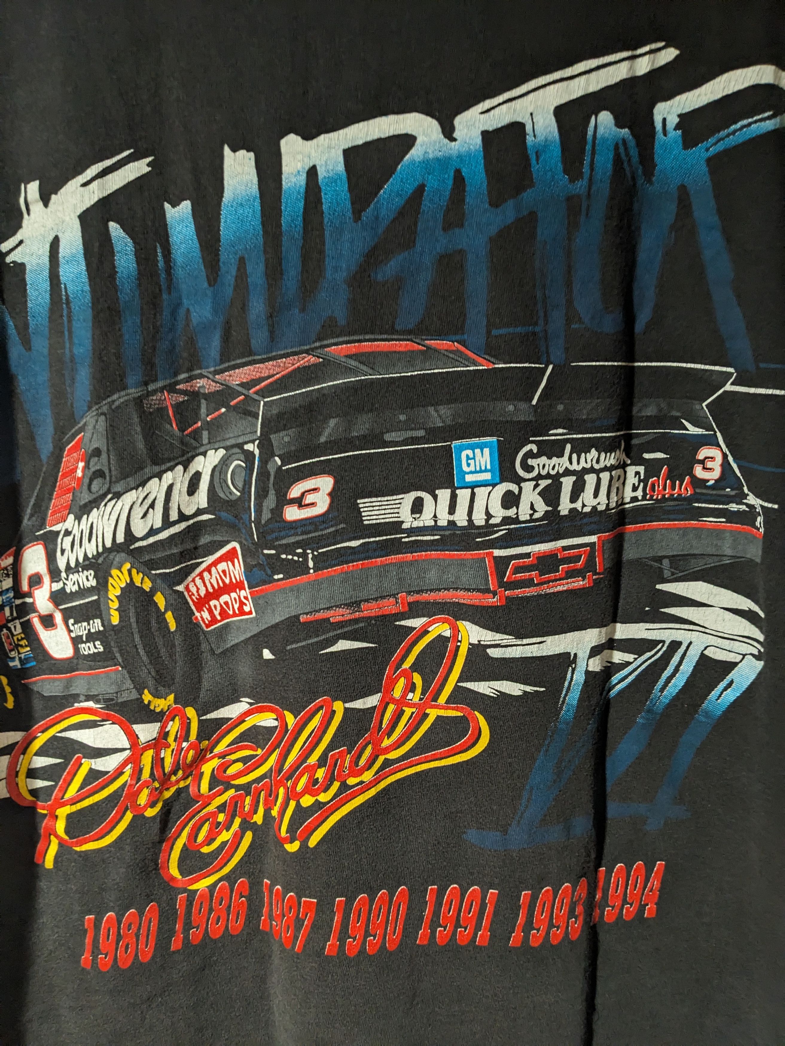 Chase Authentics × NASCAR × Vintage Vintage 1995 Dale Earnhardt 7 Time Champion Nascar T-Shirt Size US M / EU 48-50 / 2 - 6 Thumbnail