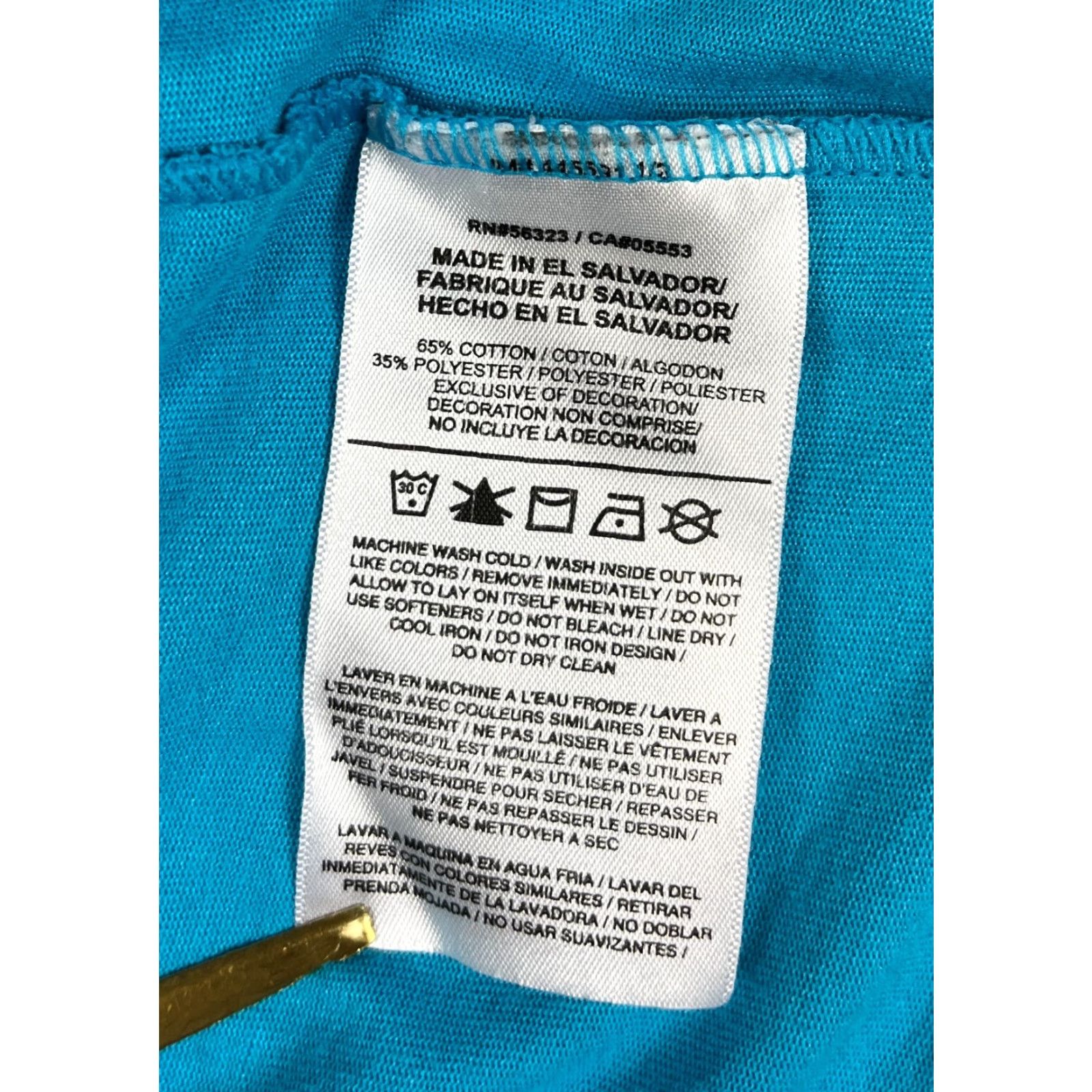 Nike Nike KD Kevin Durant 'Easy Money' T-Shirt Men's M Blue Nike Dri-FIT Short Sleeve Crew Neck Double-Sided 2015 Sports Graphic Print Logo Variety Size US M / EU 48-50 / 2 - 7 Thumbnail