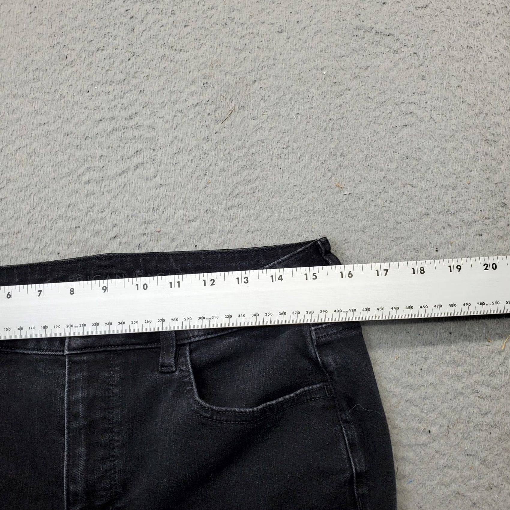 American Eagle Outfitters American Eagle Outfitters Jeans Women Size 12 Black Denim Dream Stretch Straight Leg Regular Rise Pockets Cotton Denim Stretch Size 34" / US 12 / IT 48 - 5 Thumbnail