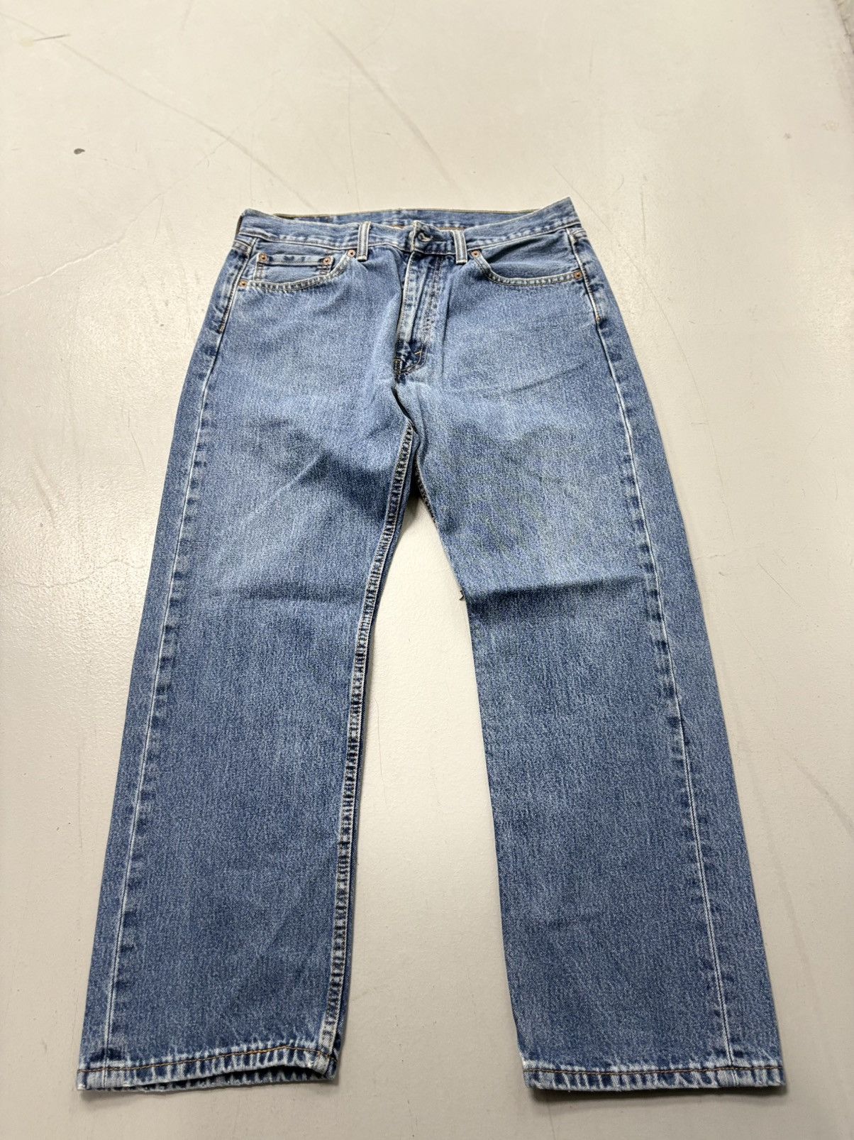 Levi's Vintage Levis 505 Jeans Zipper Fly Made in Egypt 36x29 Size US 36 / EU 52 - 4 Thumbnail