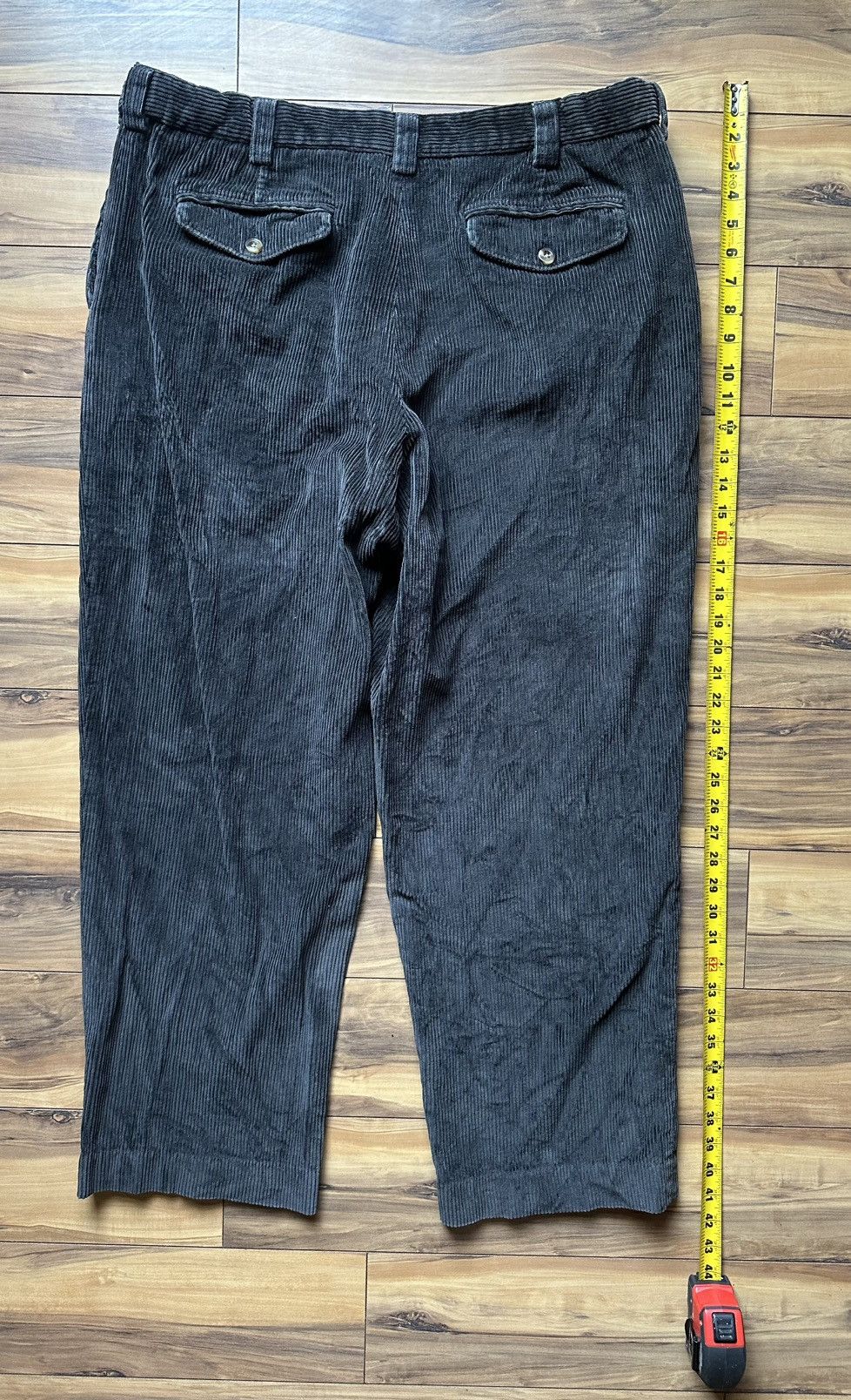 L.L. Bean L.L. Bean Men's Dark Gray/BlueCorduroy Pants Size US 32 / EU 48 - 6 Thumbnail