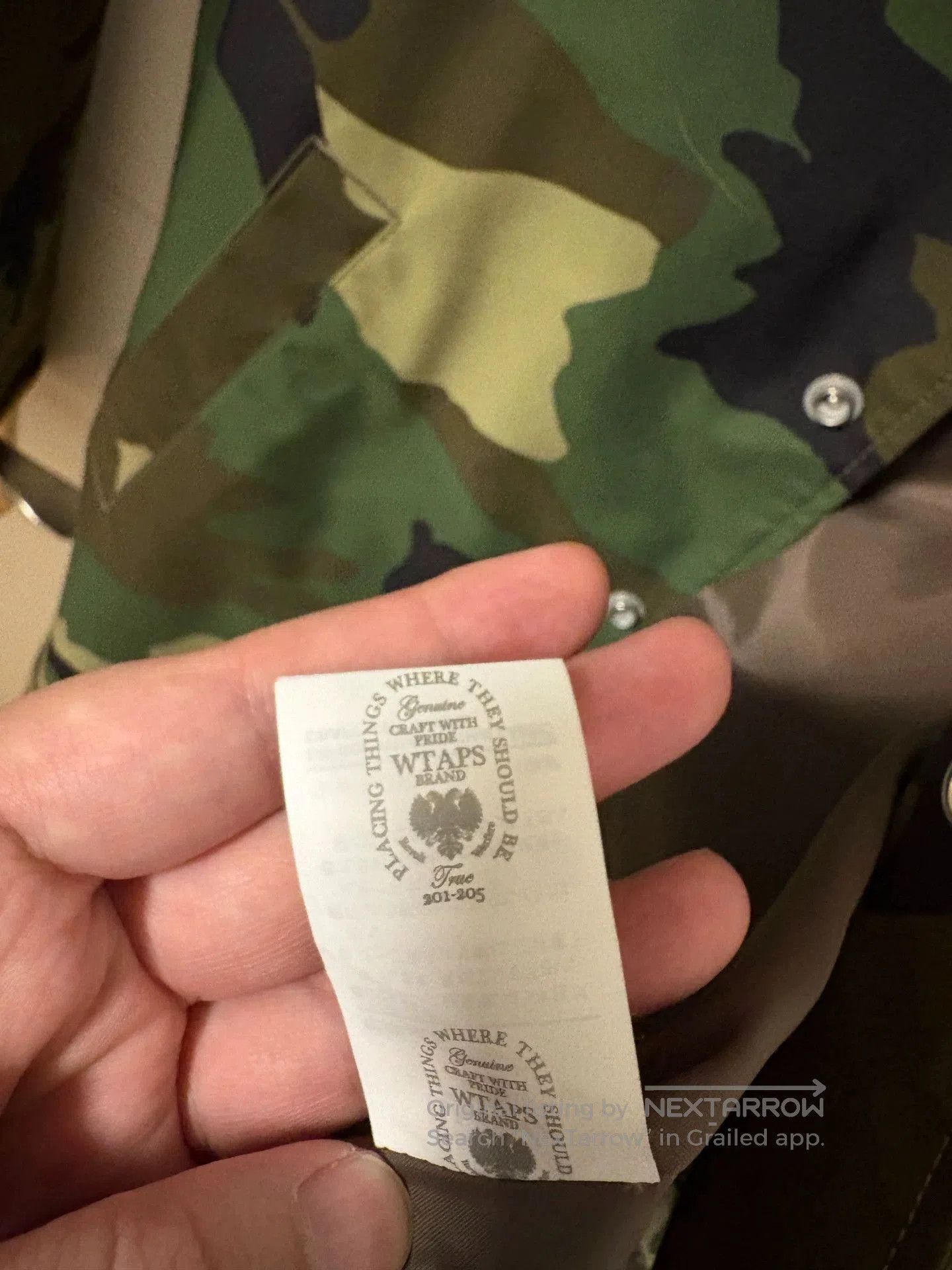 Wtaps WTAPS 15SS Camouflage Windbreaker. Size US M / EU 48-50 / 2 - 6 Thumbnail