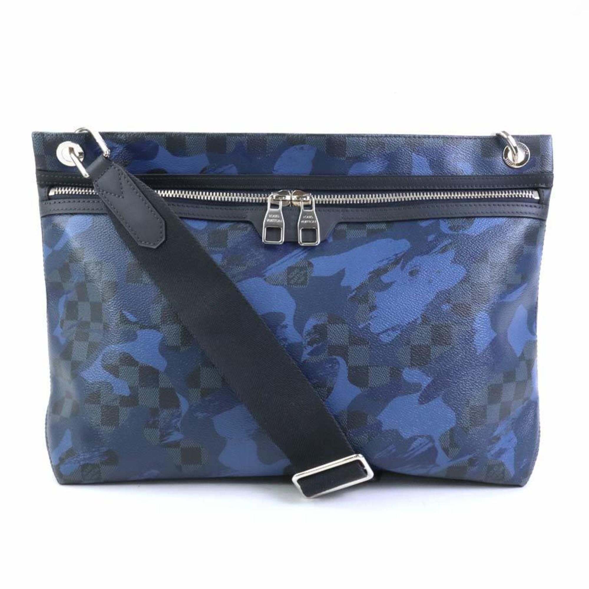 Louis Vuitton Louis Vuitton Shoulder Bag Damier Cobalt Camouflage Hunter Blue Men's N41653 99941g Size ONE SIZE - 1 Thumbnail