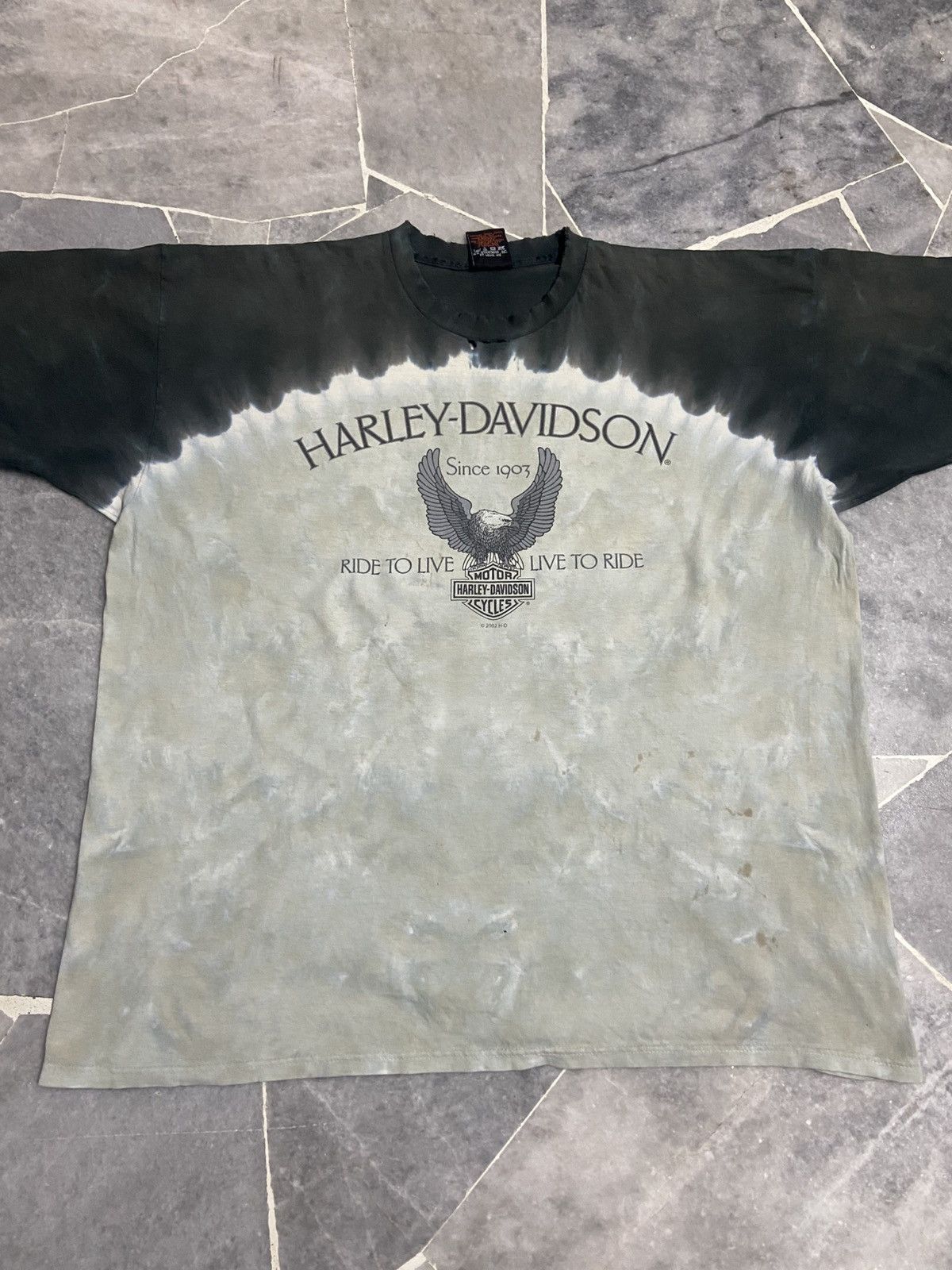 Harley Davidson Vintage Harley Davidson Tee Size US XL / EU 56 / 4 - 1 Thumbnail