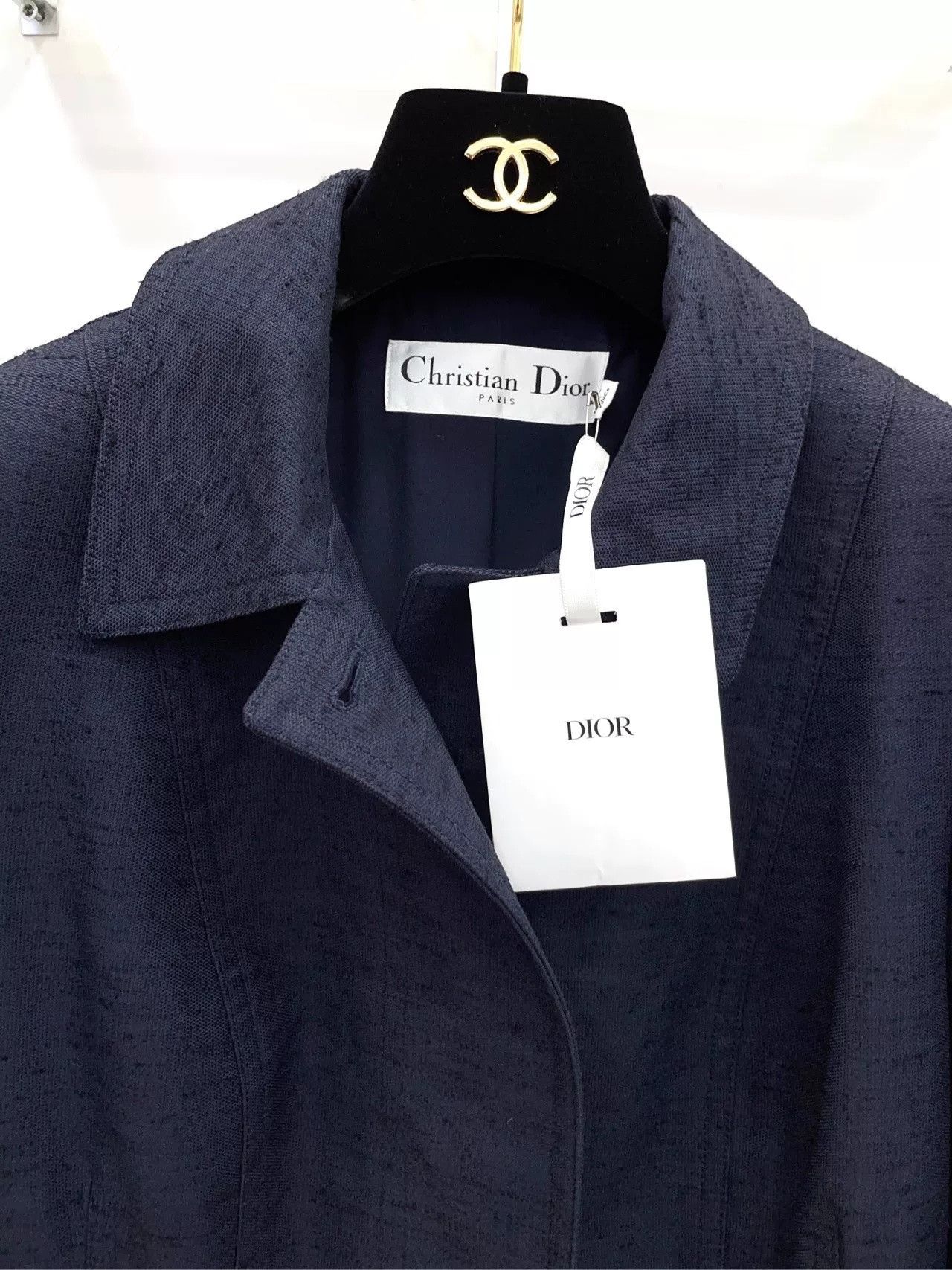 Dior Dior Black Single-Breasted Lapel Zip Blazer Size US XXS / EU 40 - 7 Thumbnail