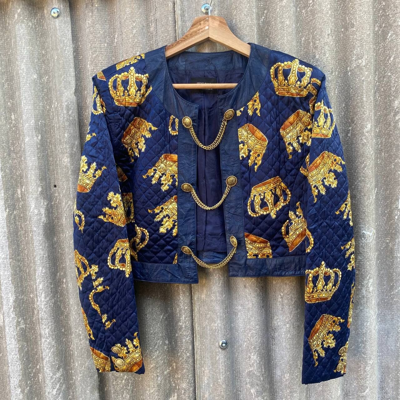BIGI × If Six Was Nine × Le Grande Bleu (L.G.B.) Just Bigi Quilted Cropped Jacket lgb style Size S / US 4 / IT 40 - 1 Thumbnail