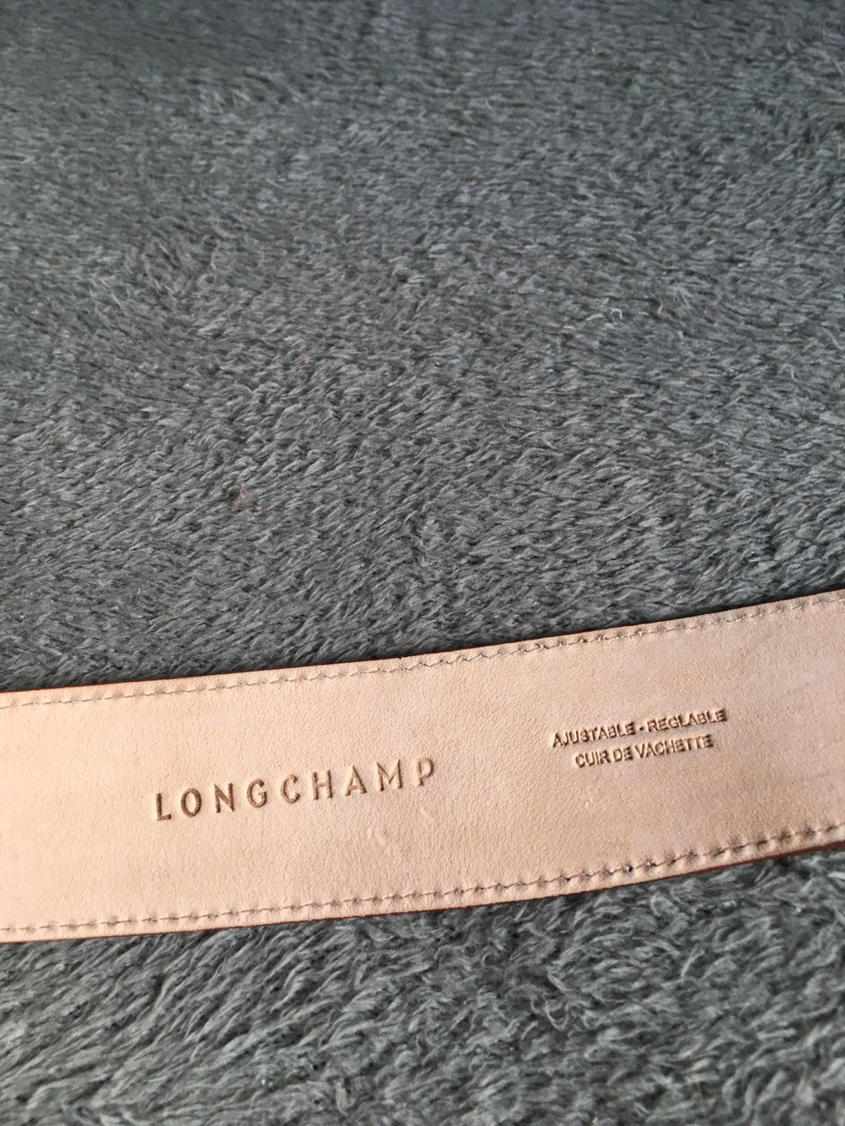 Longchamp Longchamp Leather France Mens Belt Light Brown Size ONE SIZE - 11 Thumbnail