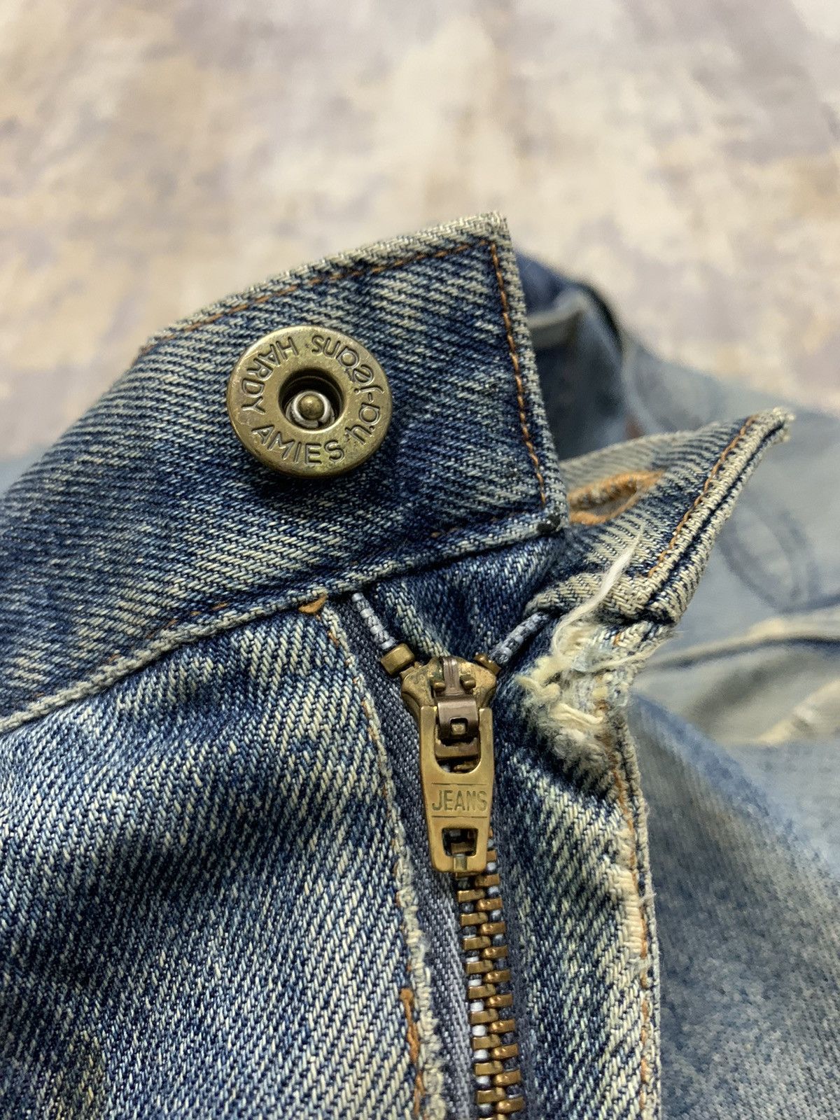 Hysteric Glamour Vintage Japanese Brand Distressed Baggy Style Jeans 36x28 Size US 36 / EU 52 - 10 Thumbnail