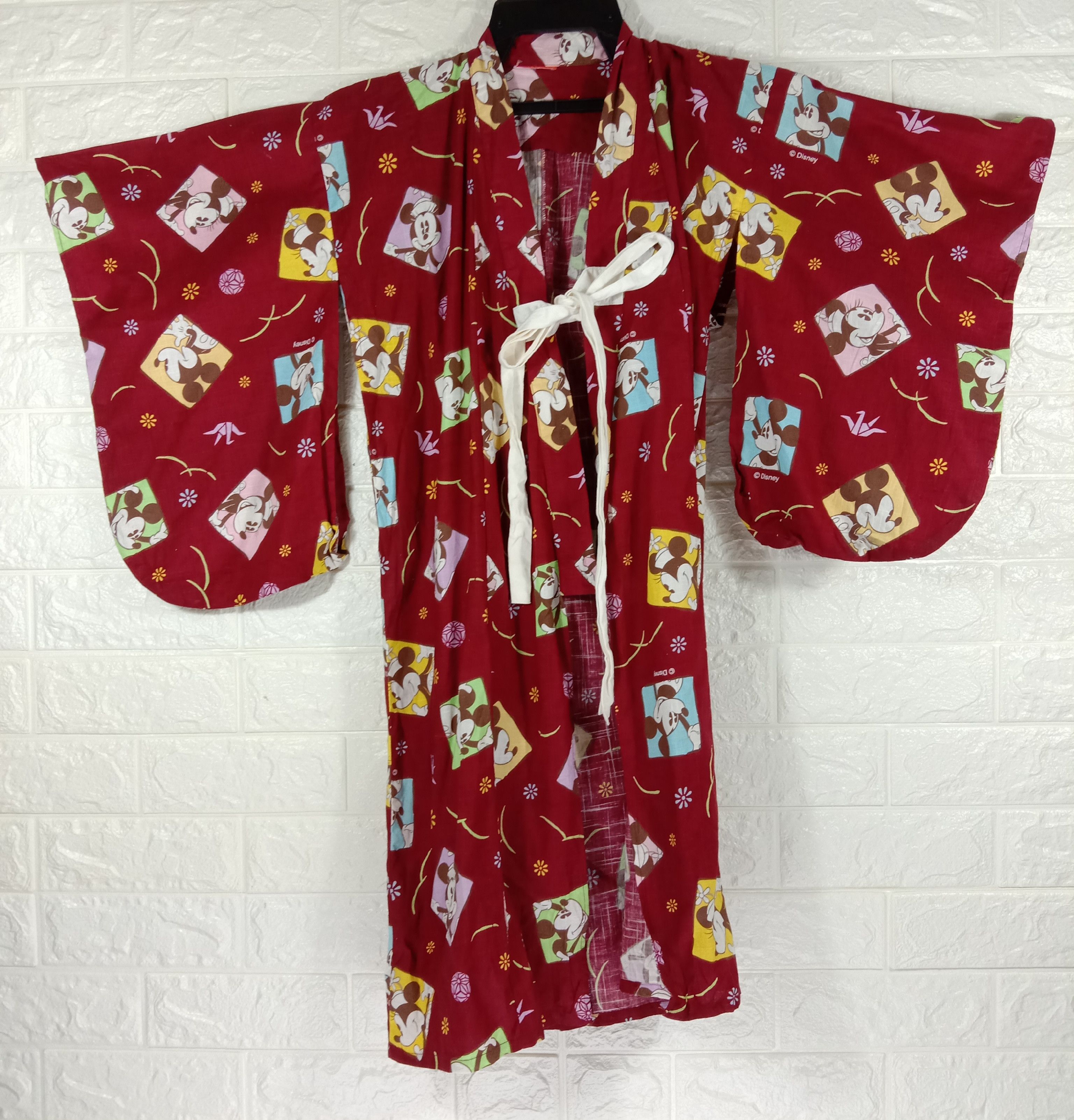 Disney Vintage Tokyo Disney Mickey Mouse Full Printed Kimono Size S / US 4 / IT 40 - 1 Thumbnail