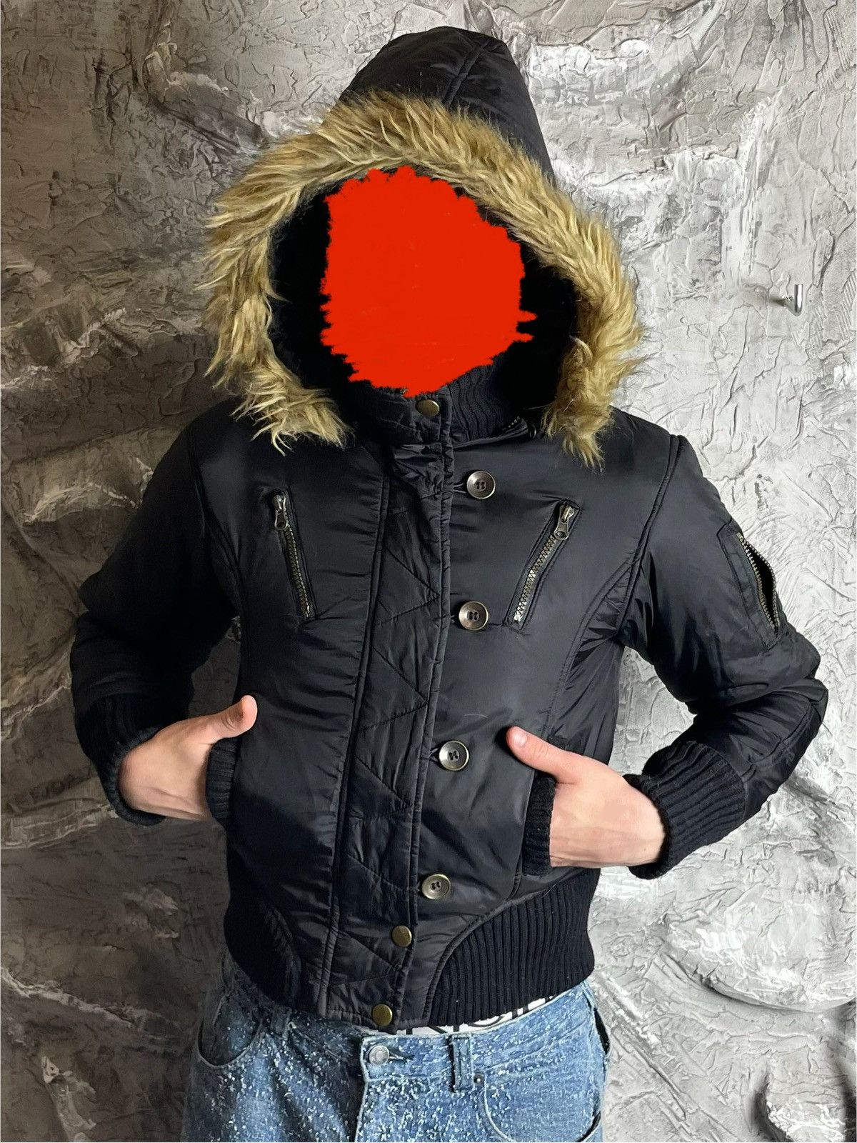 If Six Was Nine Y2K Vintage Fur Bomber LGB Japanese Archive Rick Owens Style Size US S / EU 44-46 / 1 - 12 Thumbnail