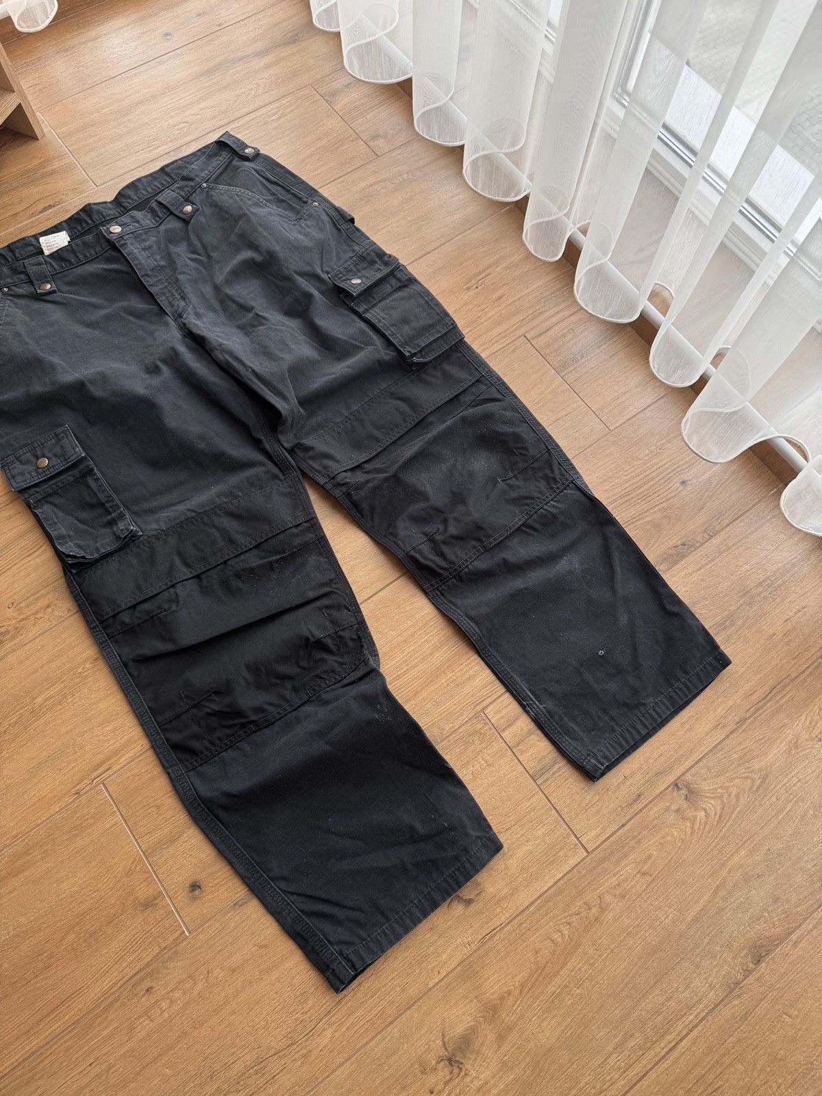 Carhartt × Carhartt Wip × Vintage Vintage Carhartt WIP Workwear Black Streetwear Pants Size US 40 / EU 56 - 3 Thumbnail